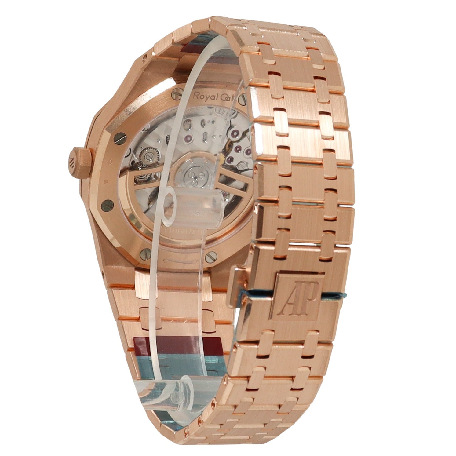 Audemars Piguet Mens Royal Black Grande Tapisserie Dial Watch Reference# 15500OR.OO.1220OR.01 - Happy Jewelers Fine Jewelry Lifetime Warranty