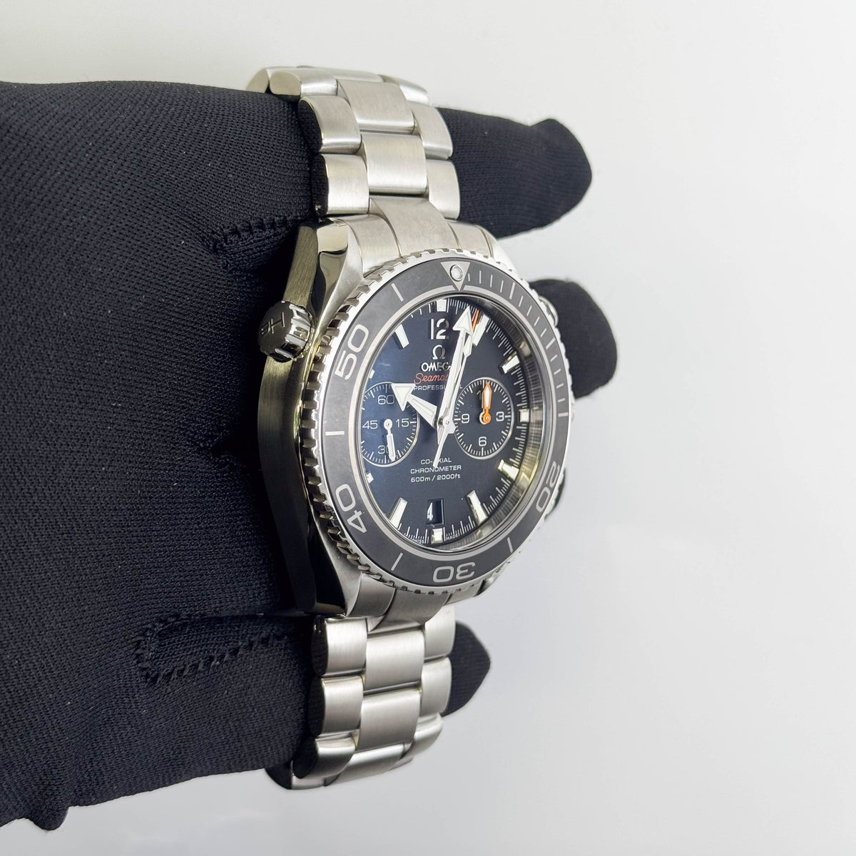 Omega Seamaster 45.5mm Black Dial Watch Ref# 232.30.46.51.01.001 - Happy Jewelers Fine Jewelry Lifetime Warranty
