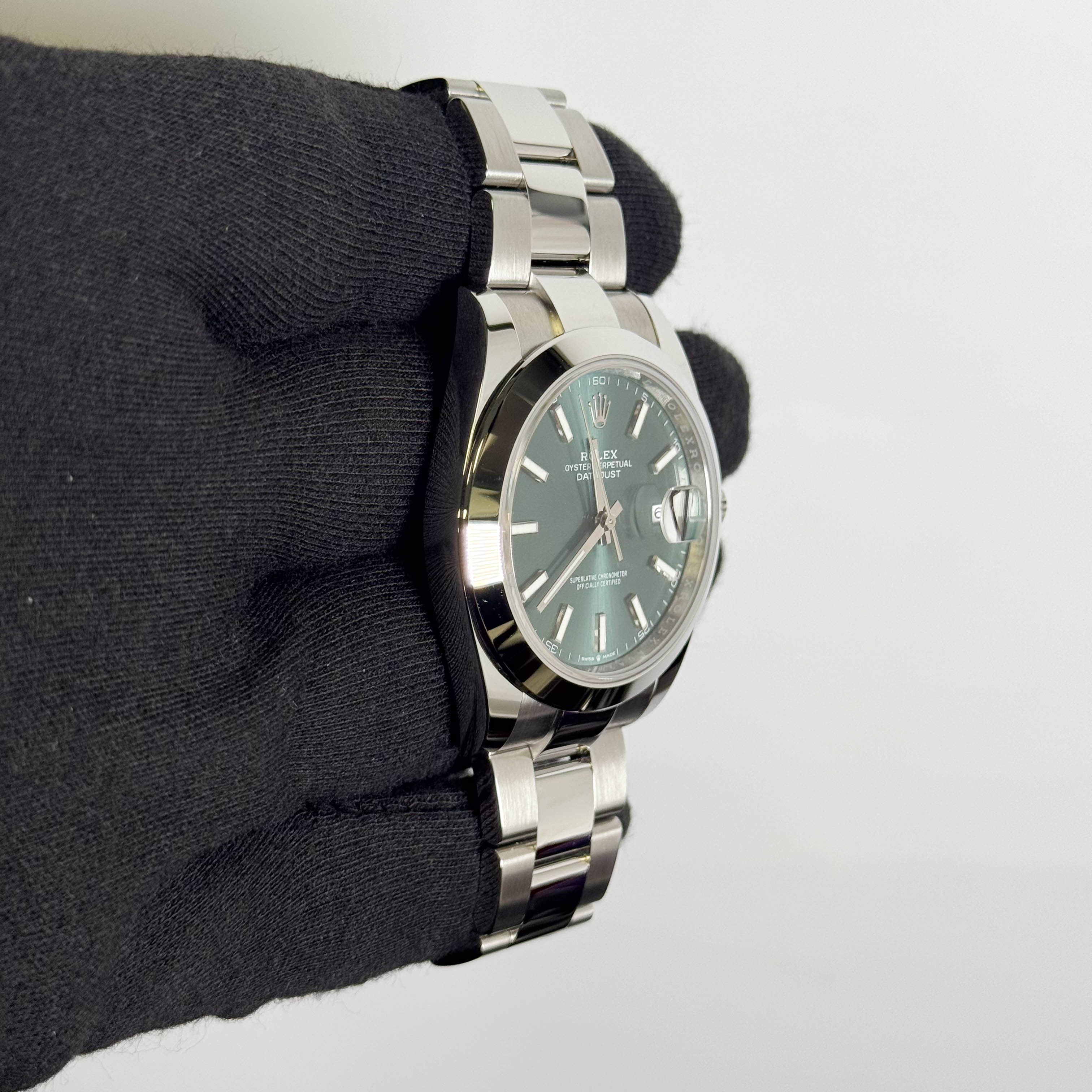 Rolex Datejust 41mm Green Dial Watch Ref# 126300