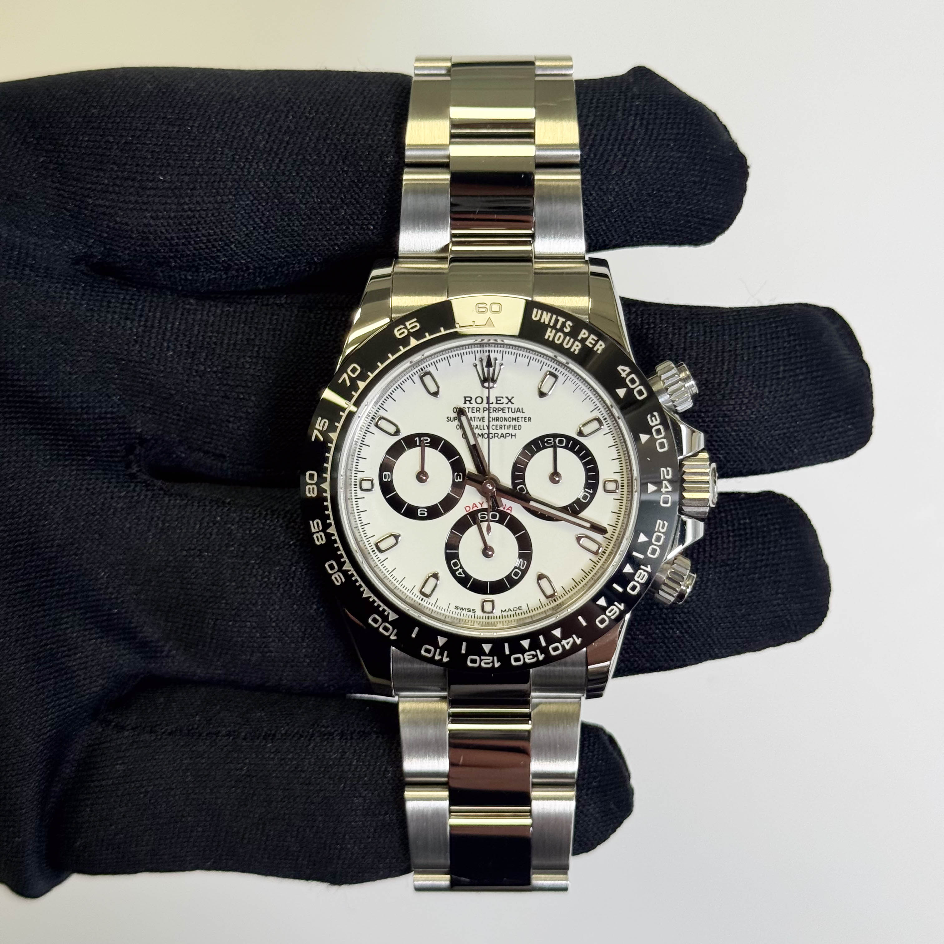 Rolex Daytona 40mm White Dial Watch Ref# 116500LN - Happy Jewelers Fine Jewelry Lifetime Warranty