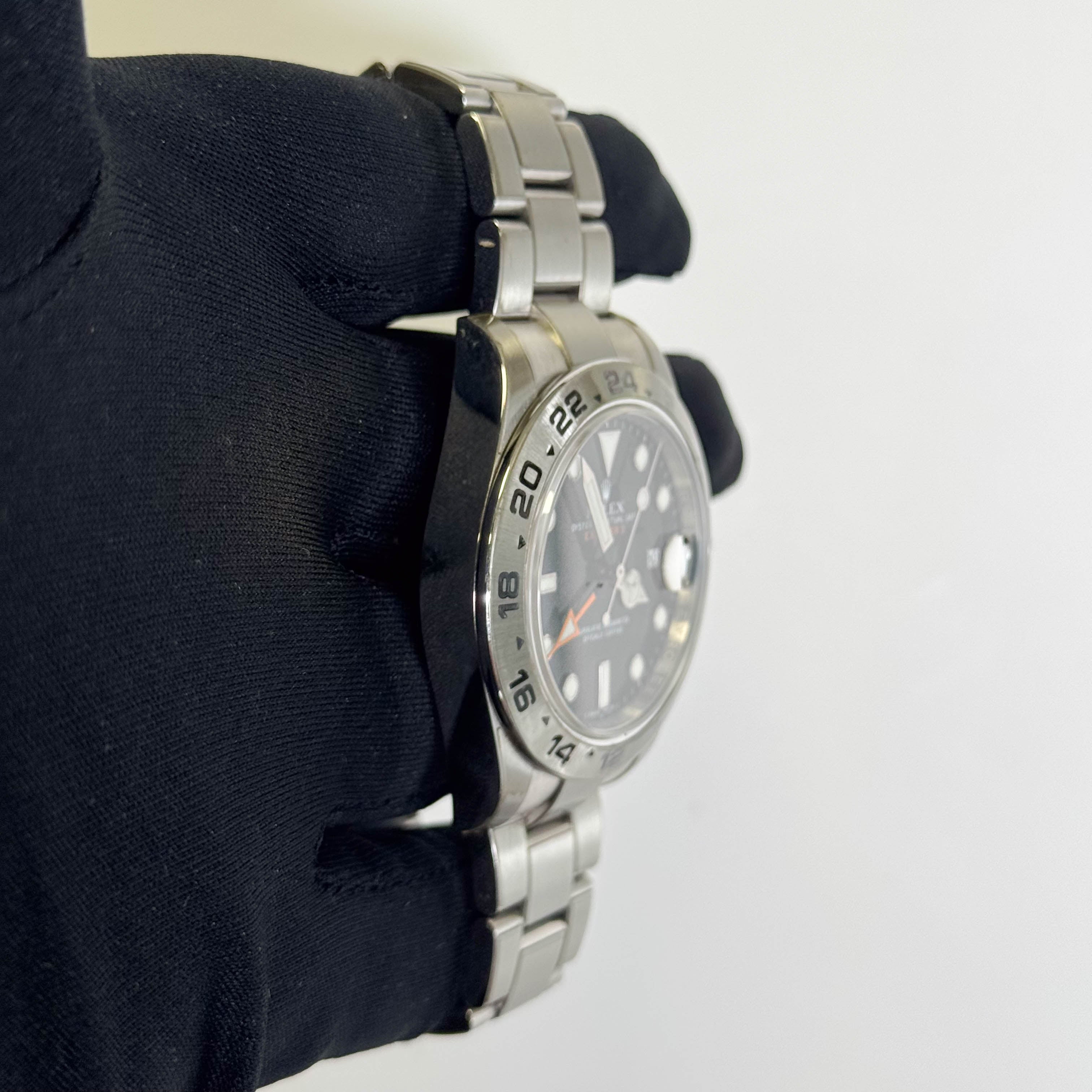 Rolex Explorer II 42mm Black Dot Dial Watch Ref# 216570