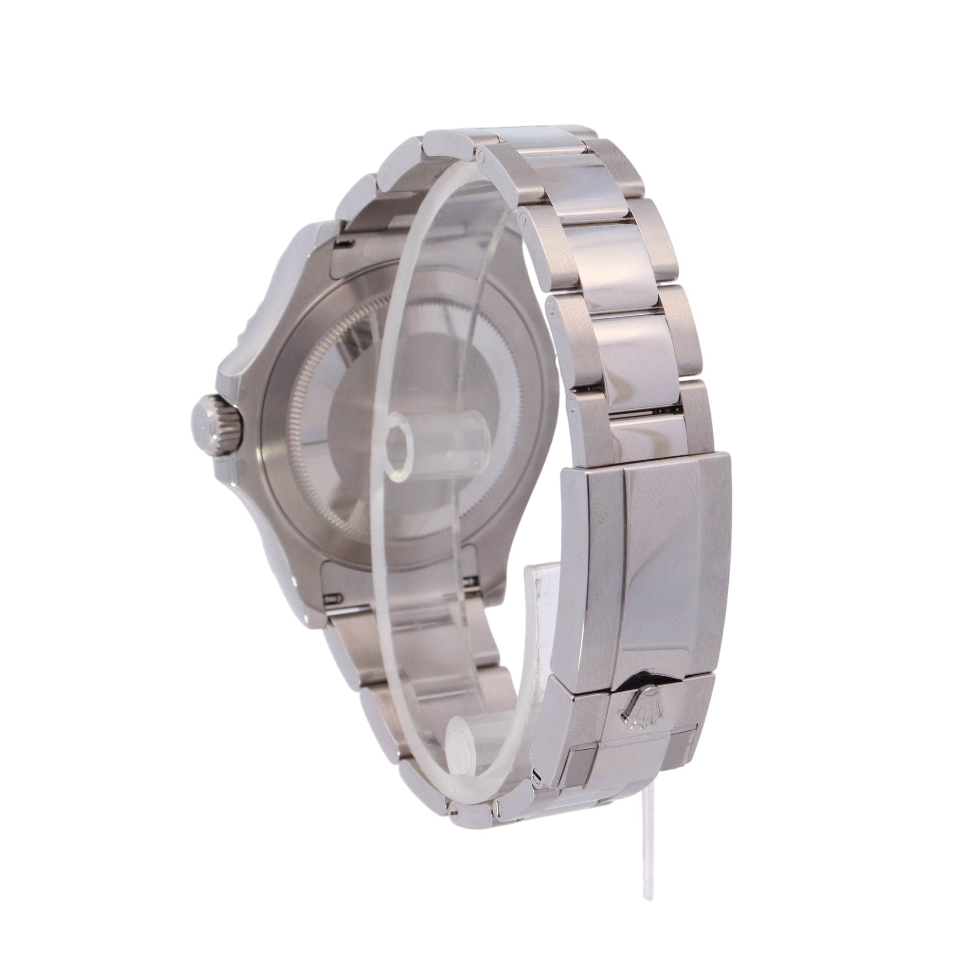 Rolex Yacht-Master Stainless Steel 40mm Rhodium Dot Dial Watch Reference# 116622 - Happy Jewelers Fine Jewelry Lifetime Warranty