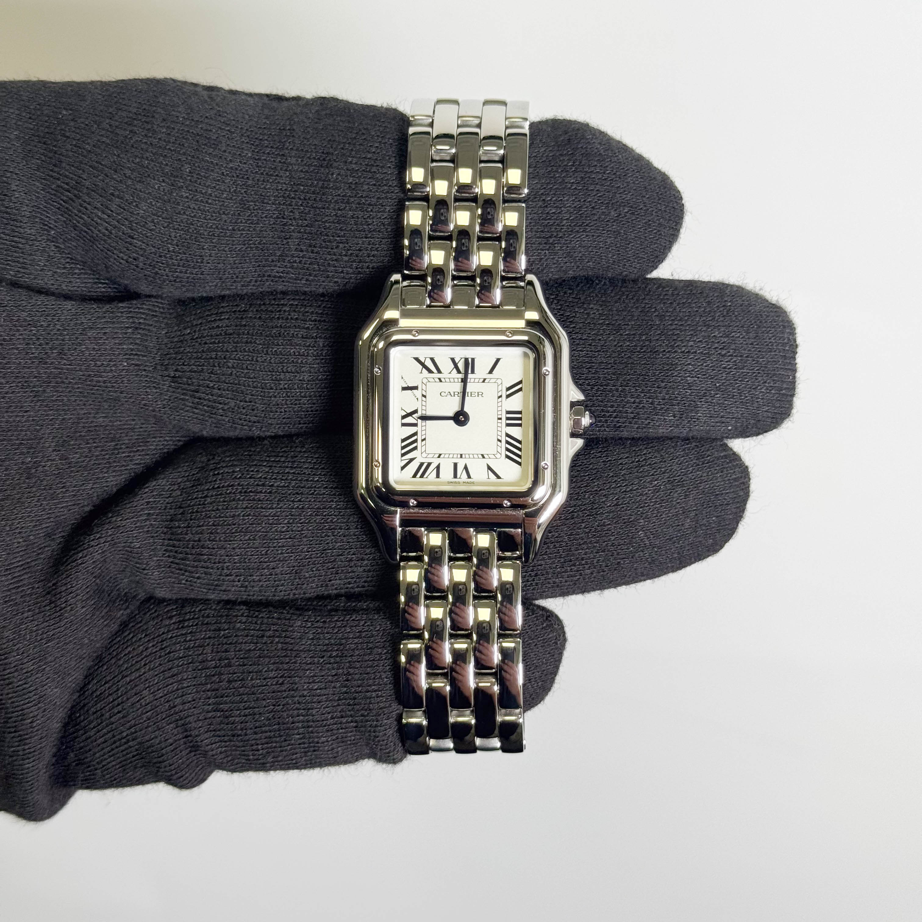 Cartier Panthere 27x37mm Ivory Dial Watch Ref# WSPN0015