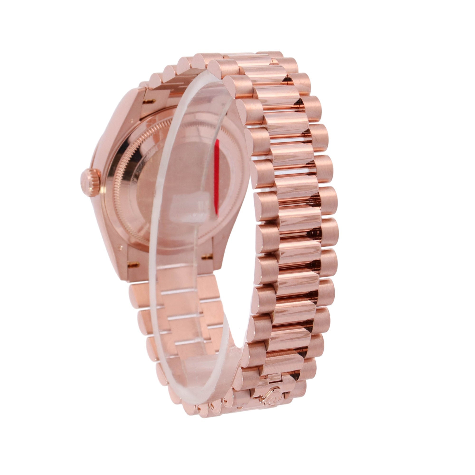 Rolex Day-Date Rose Gold 36mm Rose Diamond Dial Watch Reference# 128235 - Happy Jewelers Fine Jewelry Lifetime Warranty