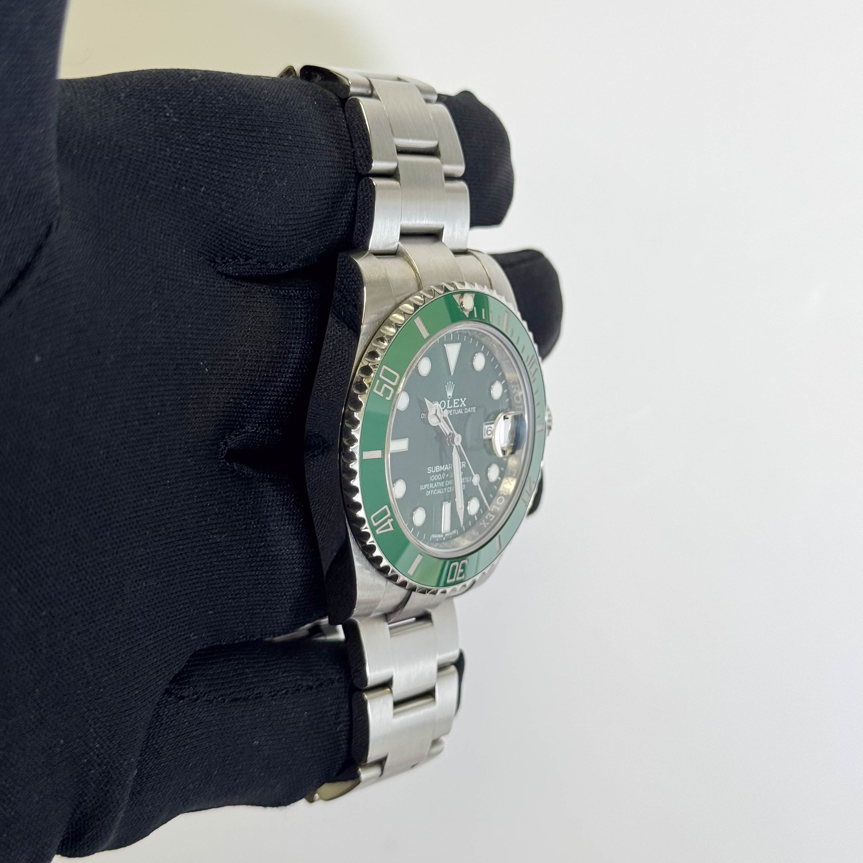 Rolex Submariner 40mm Green Dial Watch Ref# 116610LV - Happy Jewelers Fine Jewelry Lifetime Warranty