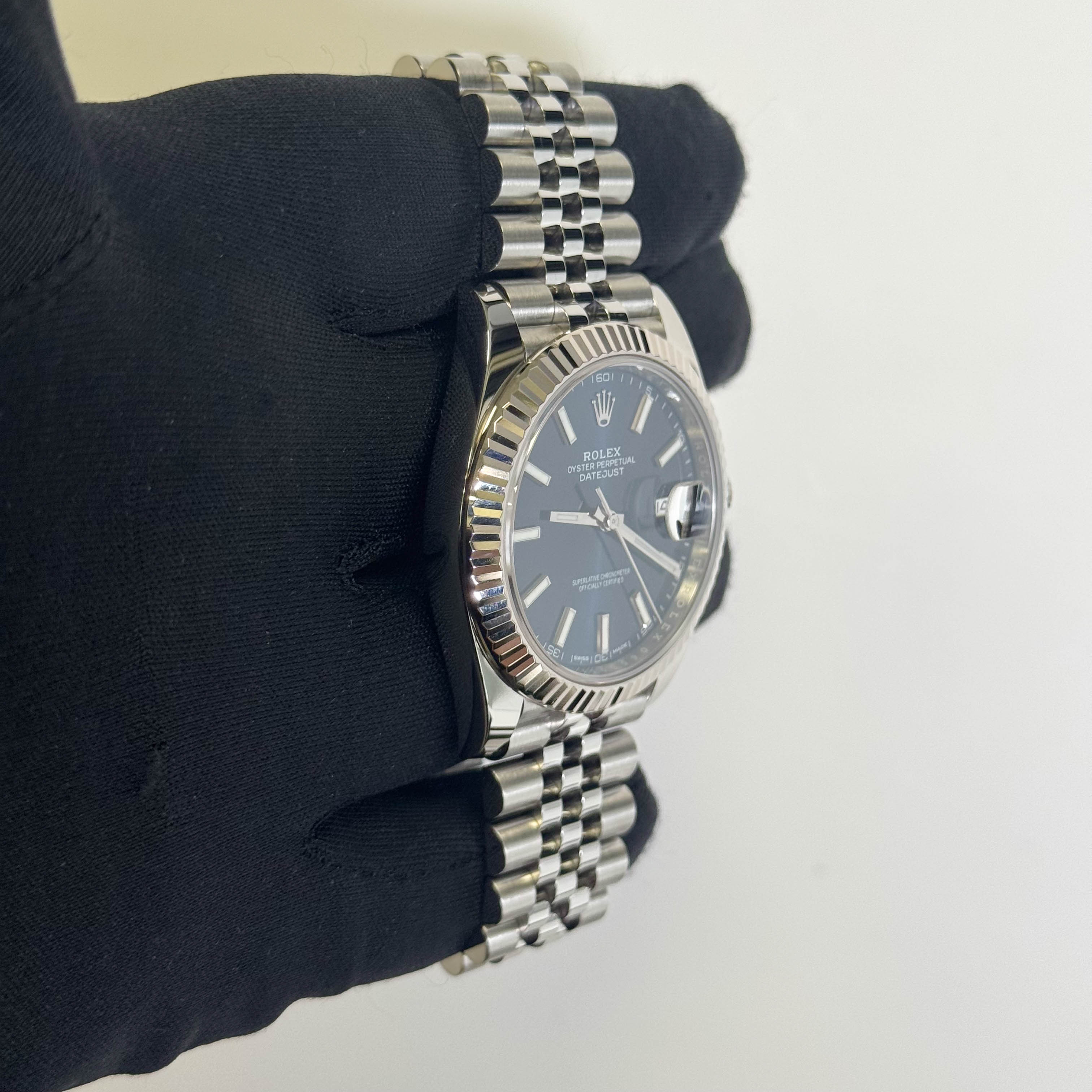 Rolex Datejust 41mm Blue Dial Watch Ref# 126334