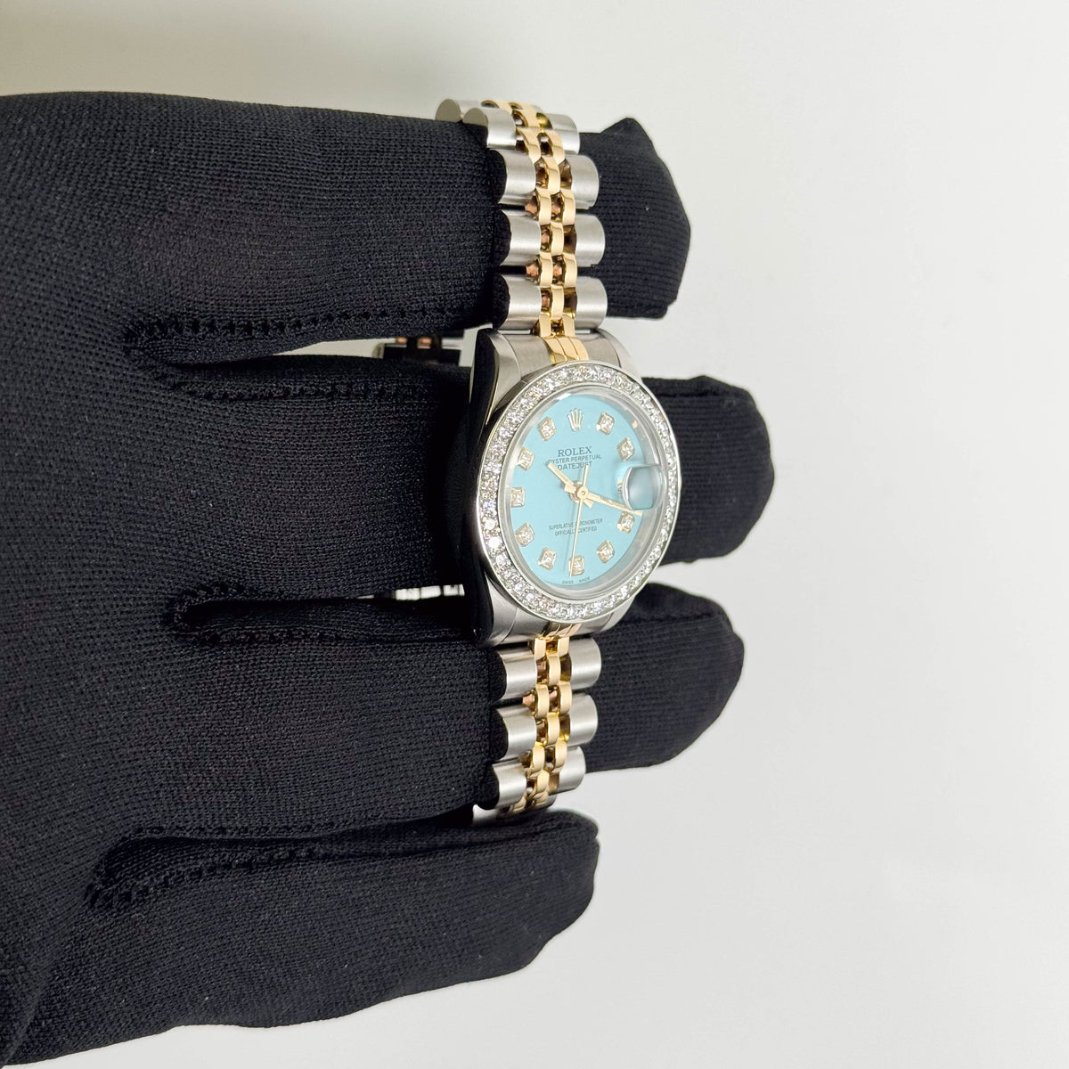 Rolex Datejust 26mm Turquoise Dial Watch Ref# 69173 - Happy Jewelers Fine Jewelry Lifetime Warranty