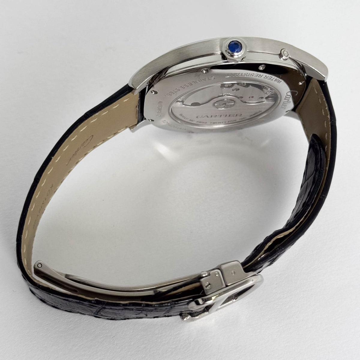 Cartier Drive De Moonphase 40mm Silver Dial Watch Ref# WSNM0008