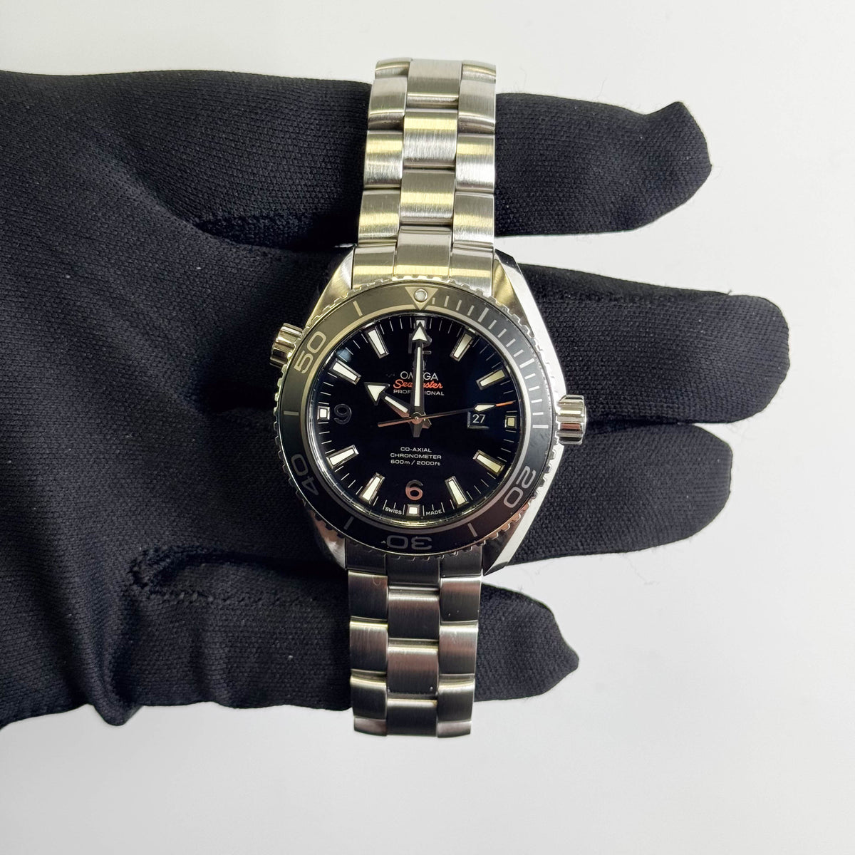 Omega Seamaster 37.50mm Black Dial Watch Ref# 232.30.38.20.01.001