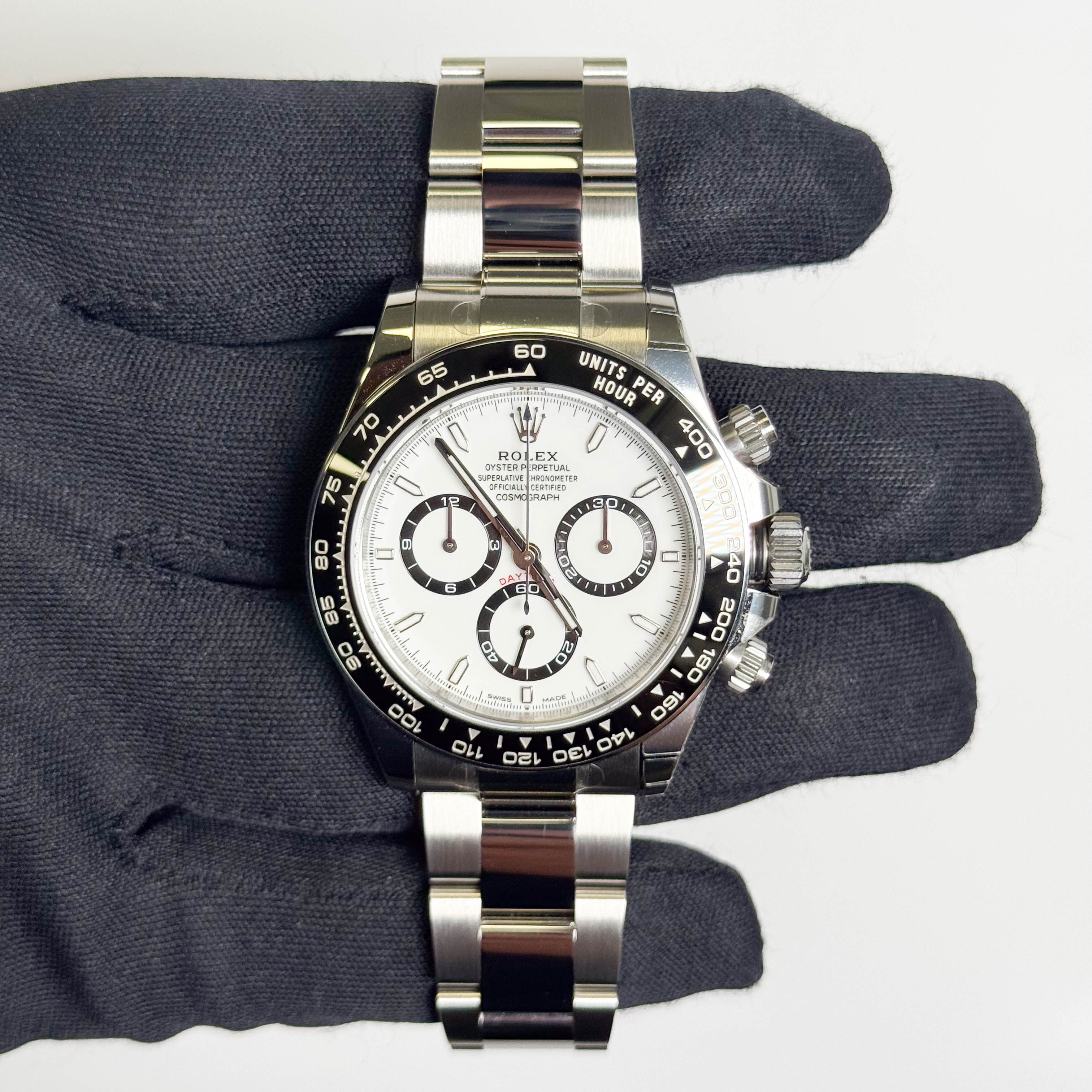 Rolex Daytona 40mm White Dial Watch Ref# 126500LN