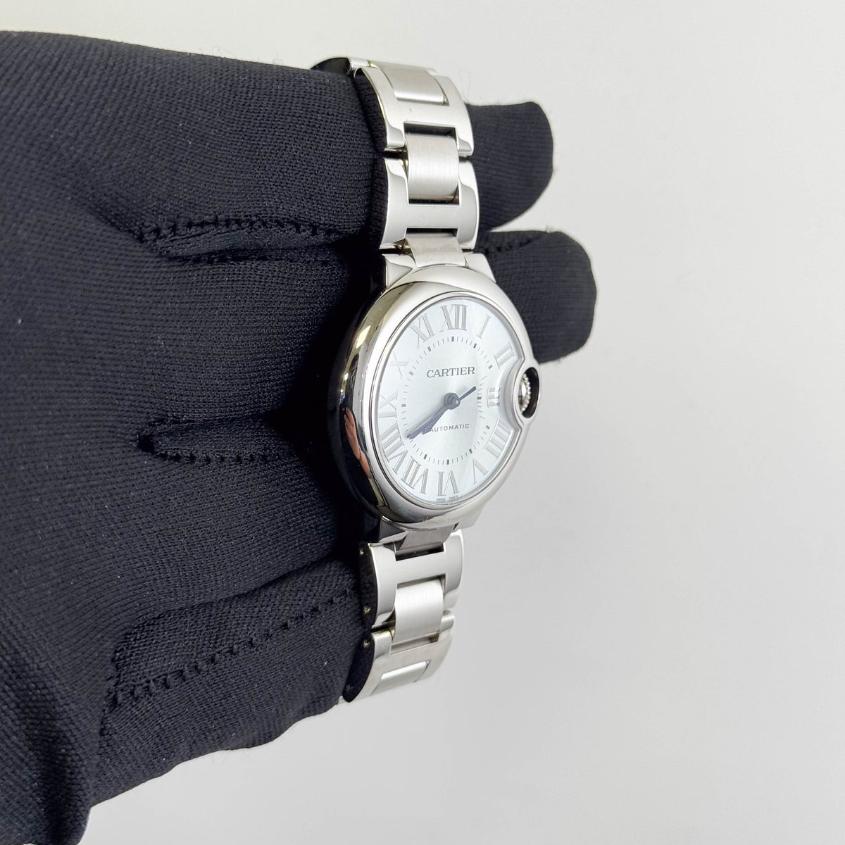 Cartier Ballon Bleu 33mm Blue Dial Watch Ref# WSBB0062