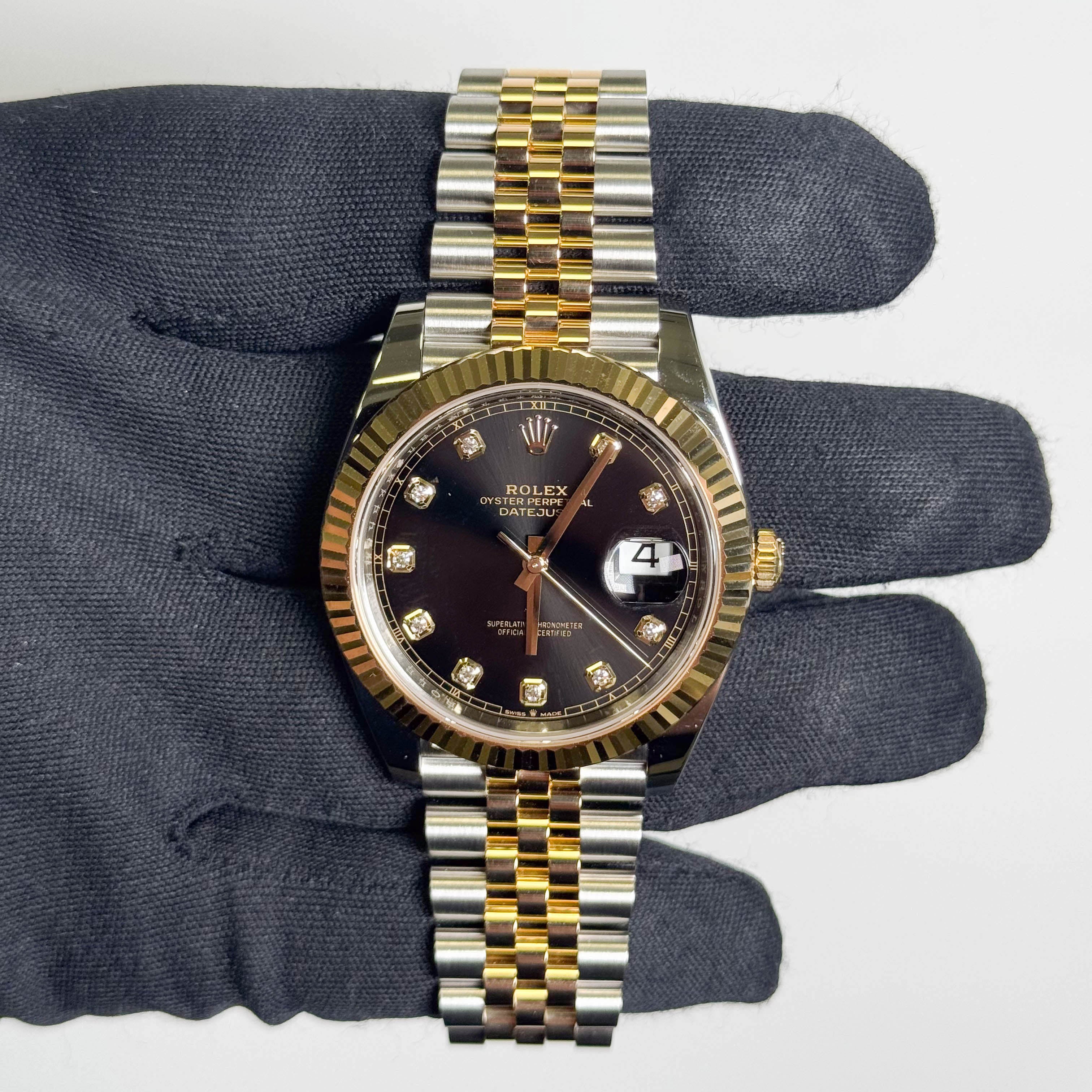 Rolex Datejust 41mm Black Dial Watch Ref# 126333 - Happy Jewelers Fine Jewelry Lifetime Warranty