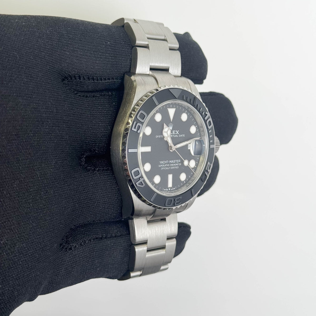 Rolex Yacht-Master 42mm Black Dial Watch Ref# 226627 - Happy Jewelers Fine Jewelry Lifetime Warranty