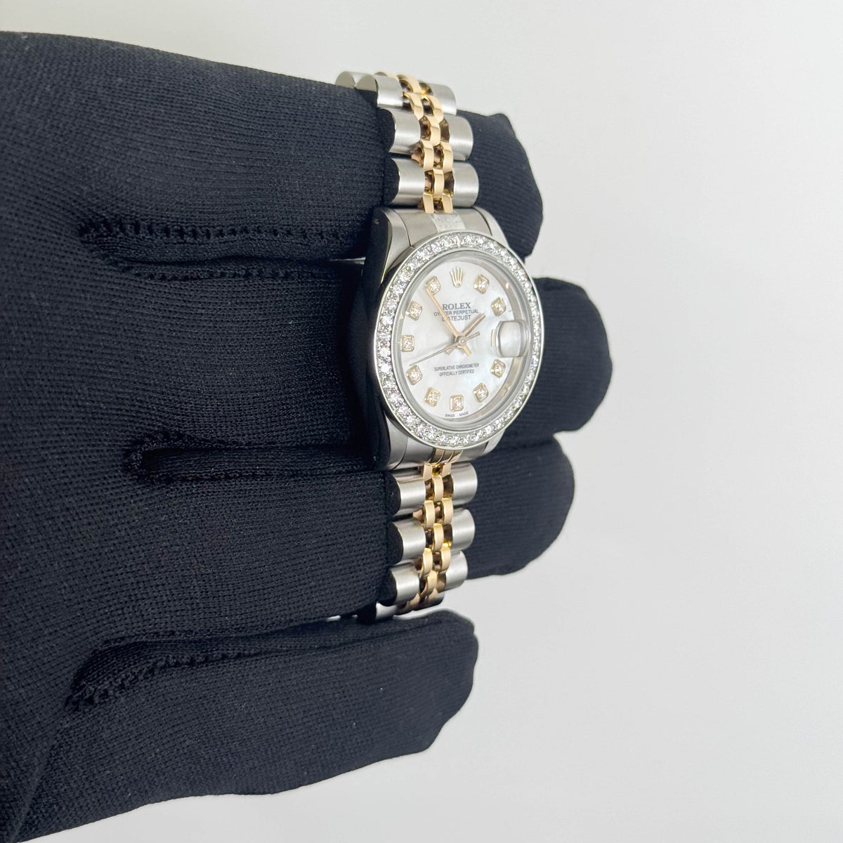 Rolex Datejust 26mm MOP Dial Watch Ref# 69173 - Happy Jewelers Fine Jewelry Lifetime Warranty