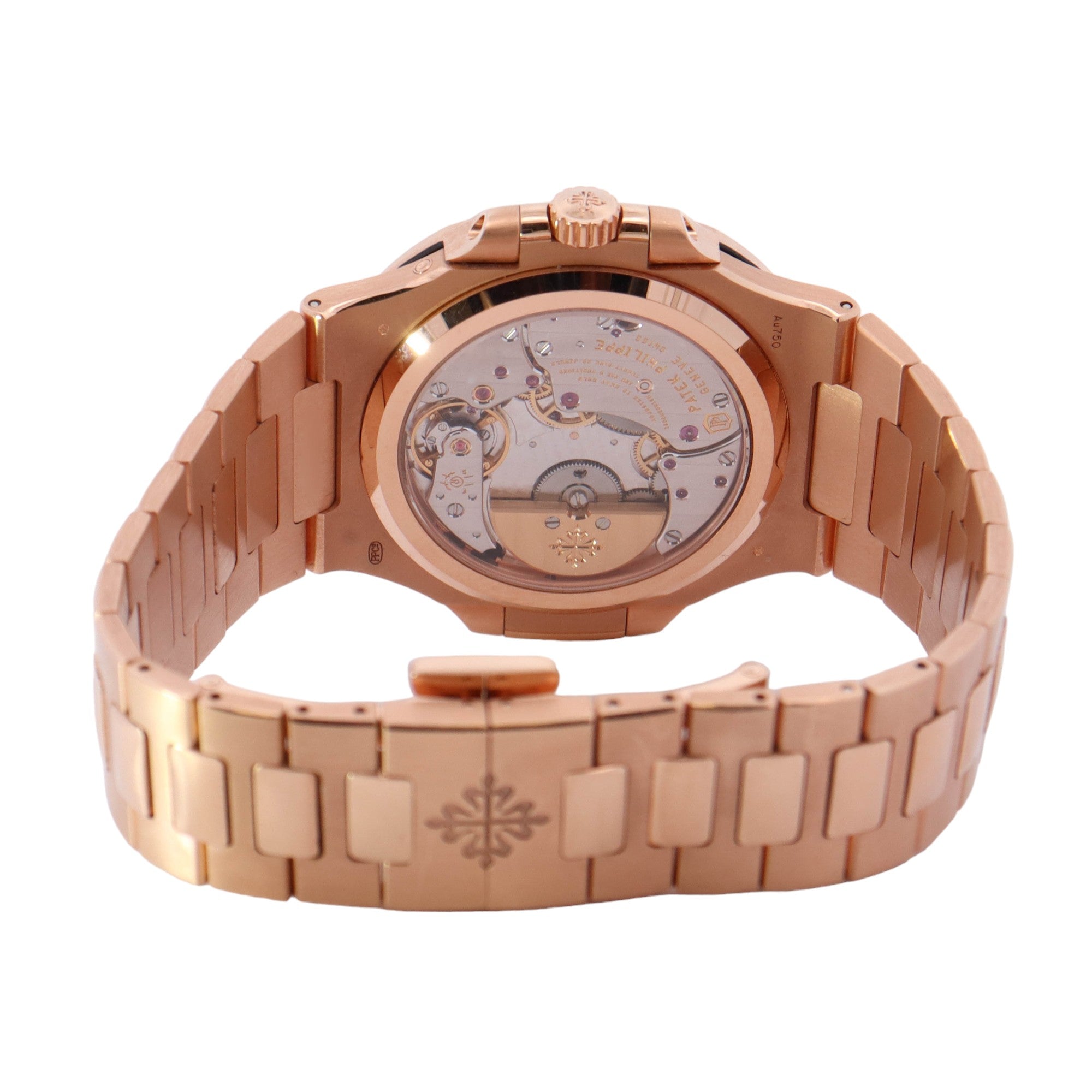 Patek Philippe Nautilus Rose Gold 40mm Brown Perpetual Calendar Stick Dial Watch Reference# 5712/1R-001 - Happy Jewelers Fine Jewelry Lifetime Warranty