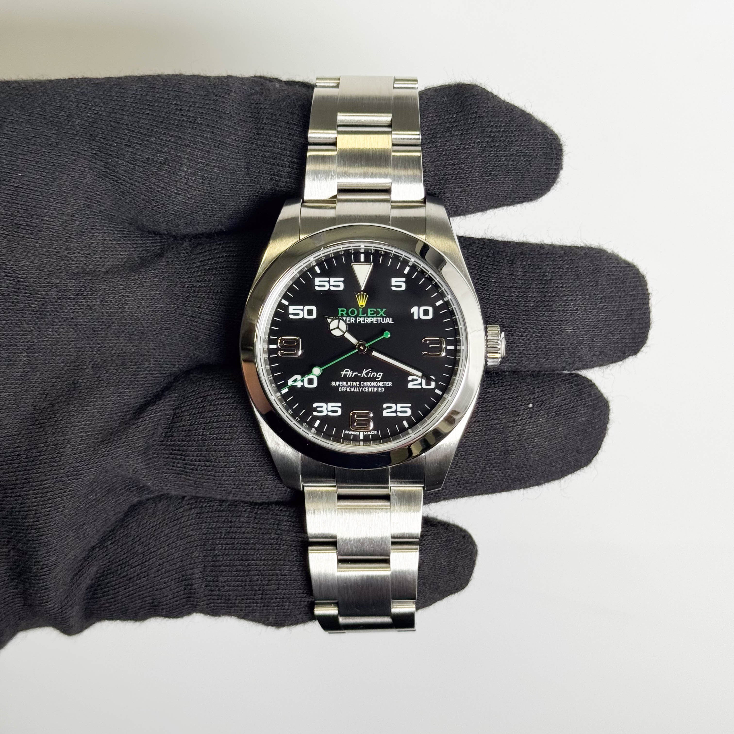 Rolex Air-King 40mm Black Dial Watch Ref# 116900