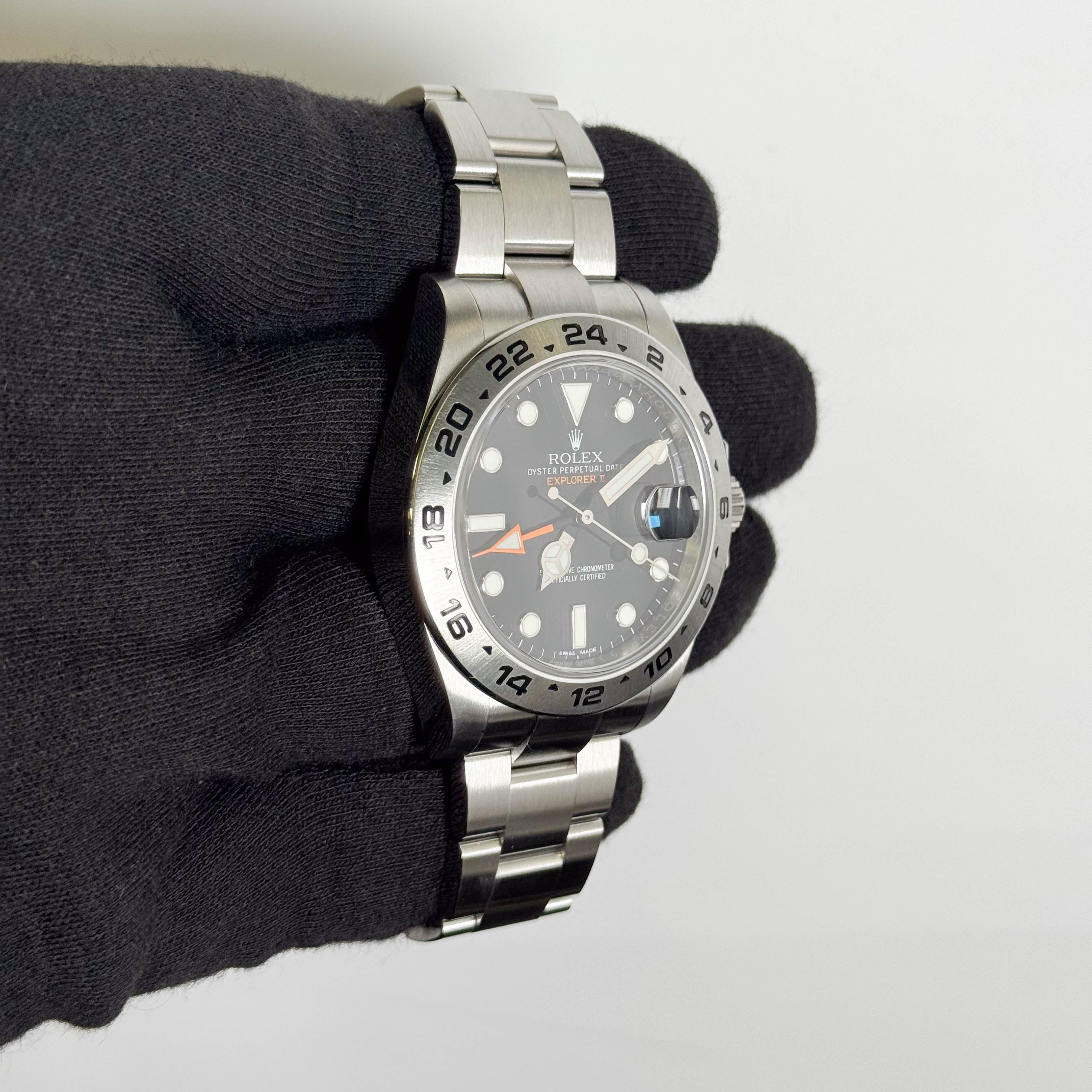 Rolex Explorer II 42mm Black Dial Watch Ref# 216570