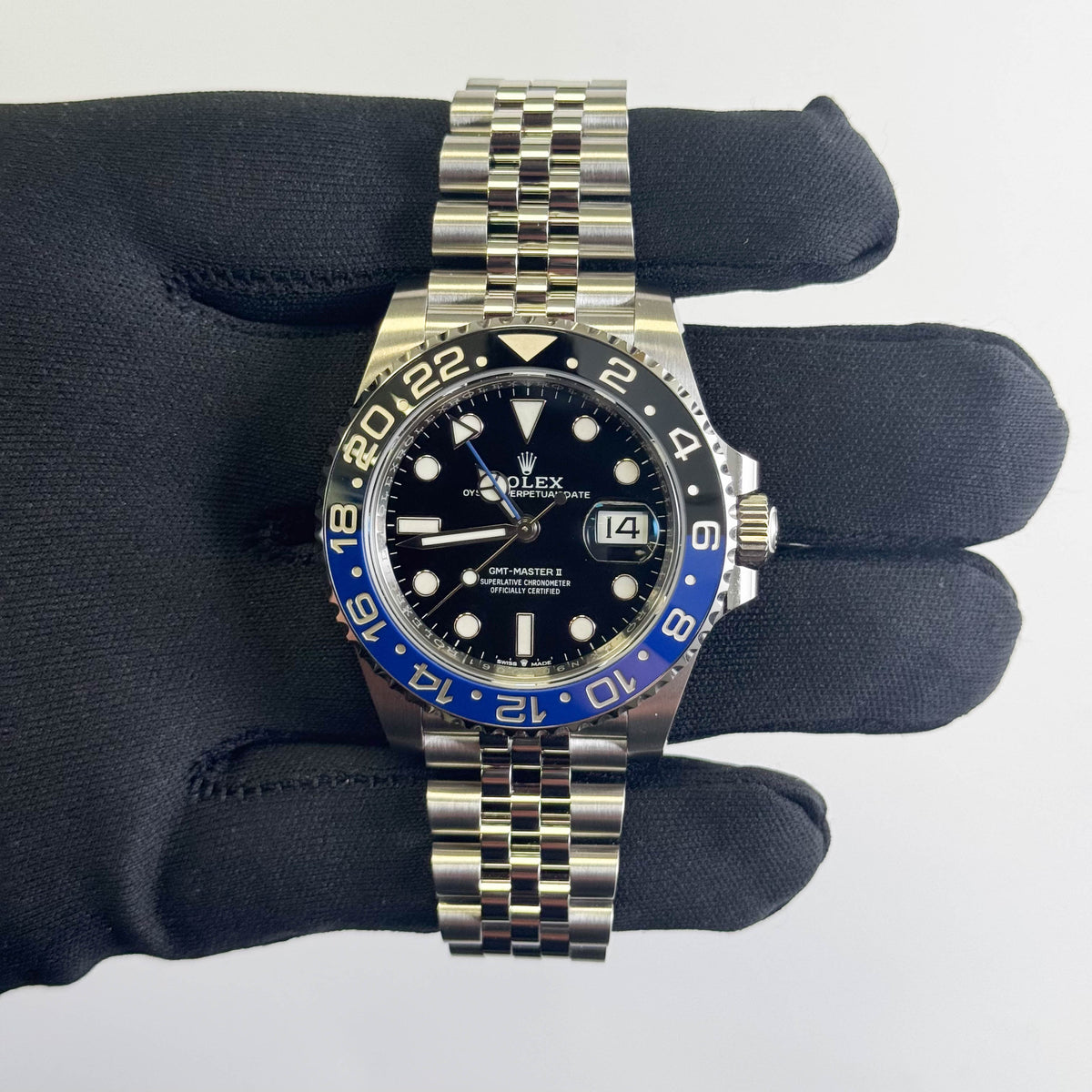 Rolex GMT-Master II "Batgirl" 40mm Black Dial Watch Ref# 126710BLNR - Happy Jewelers Fine Jewelry Lifetime Warranty