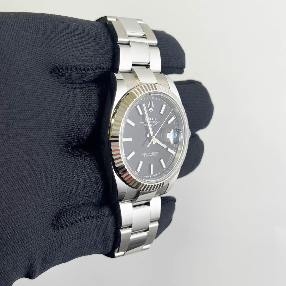 Rolex Datejust 41mm Black Dial Watch Ref# 126334 - Happy Jewelers Fine Jewelry Lifetime Warranty