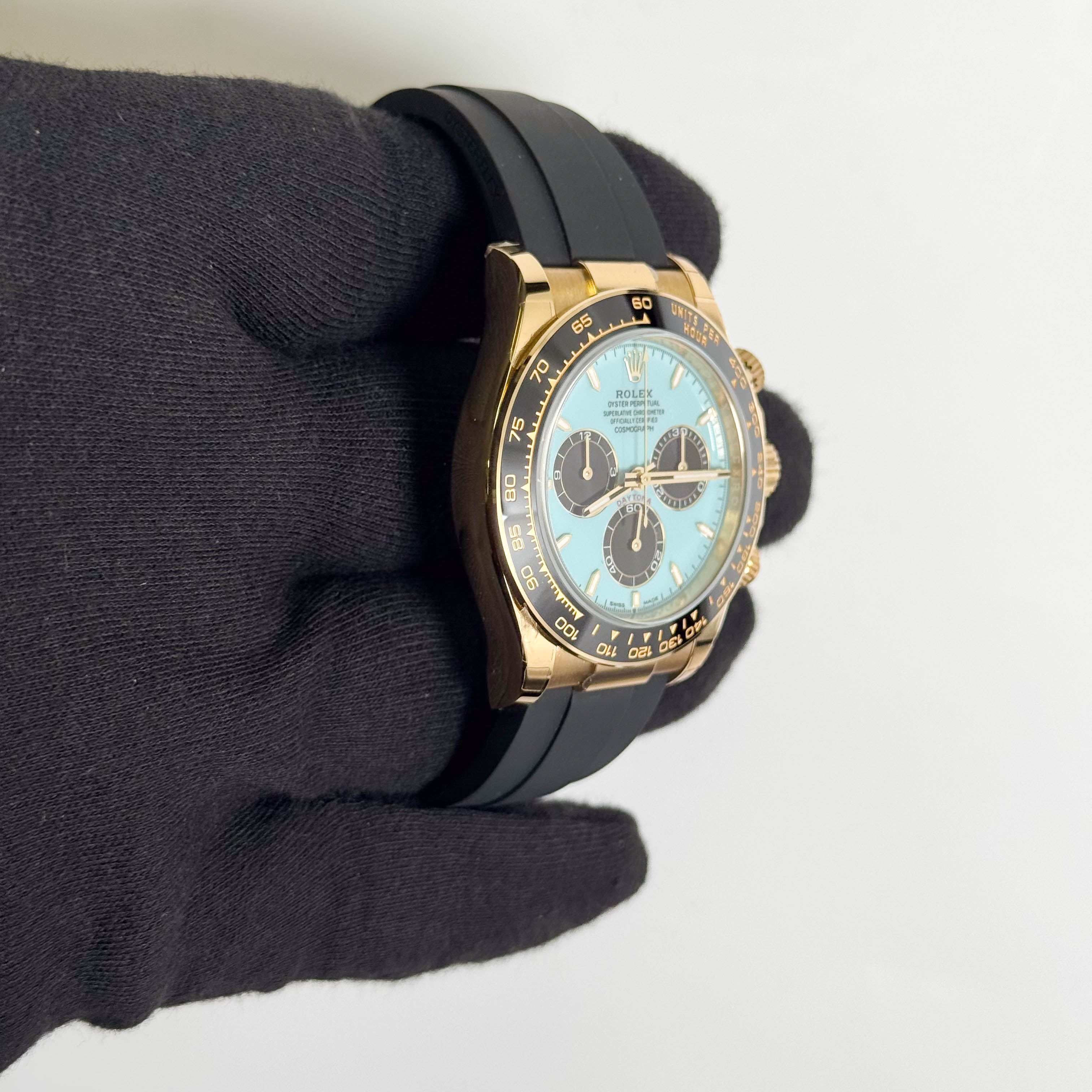 Rolex Daytona 40mm Turquoise Dial Watch Ref# 126518LN