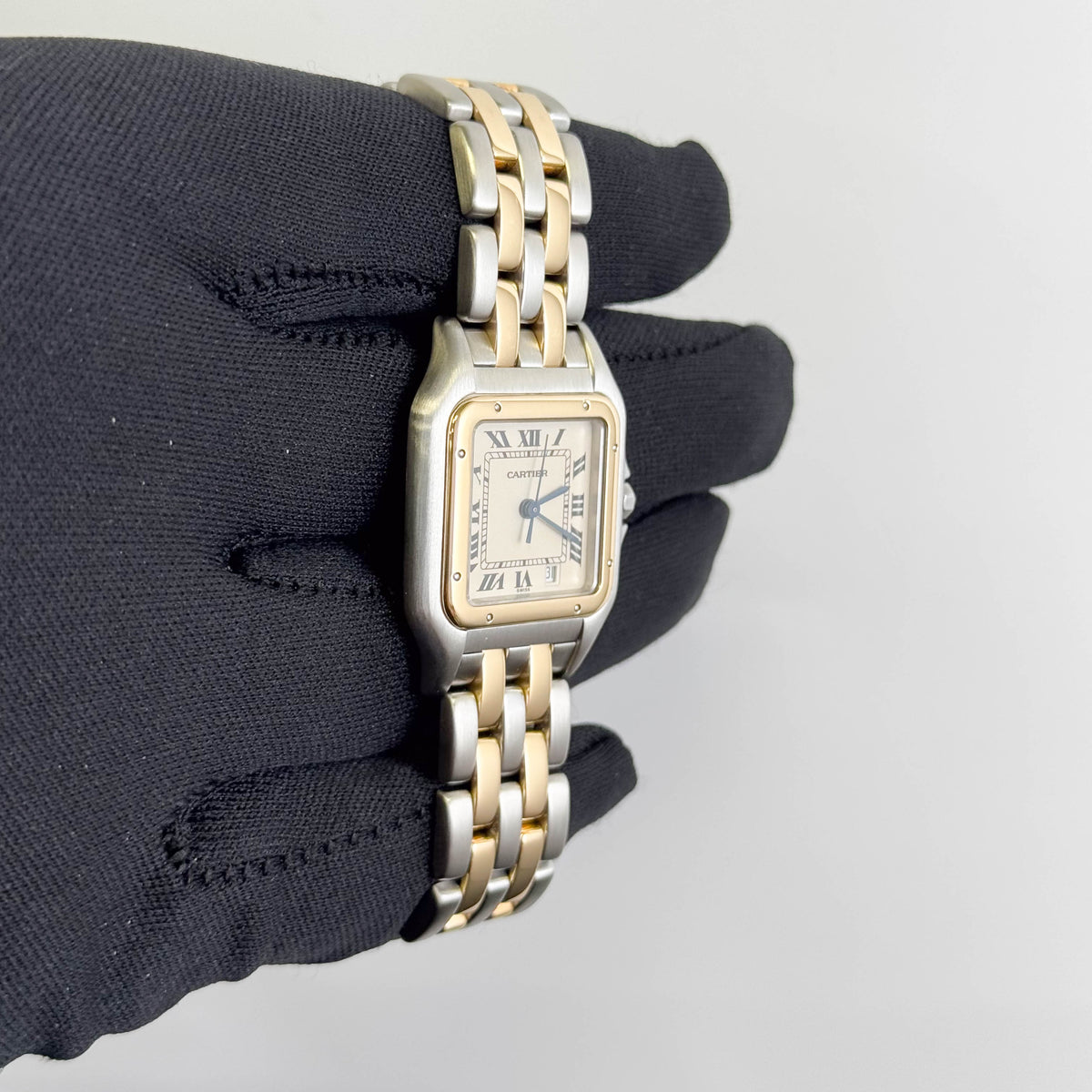 Cartier Panthere 27mm x 36mm Ivory Roman Dial Watch Ref# 83083242