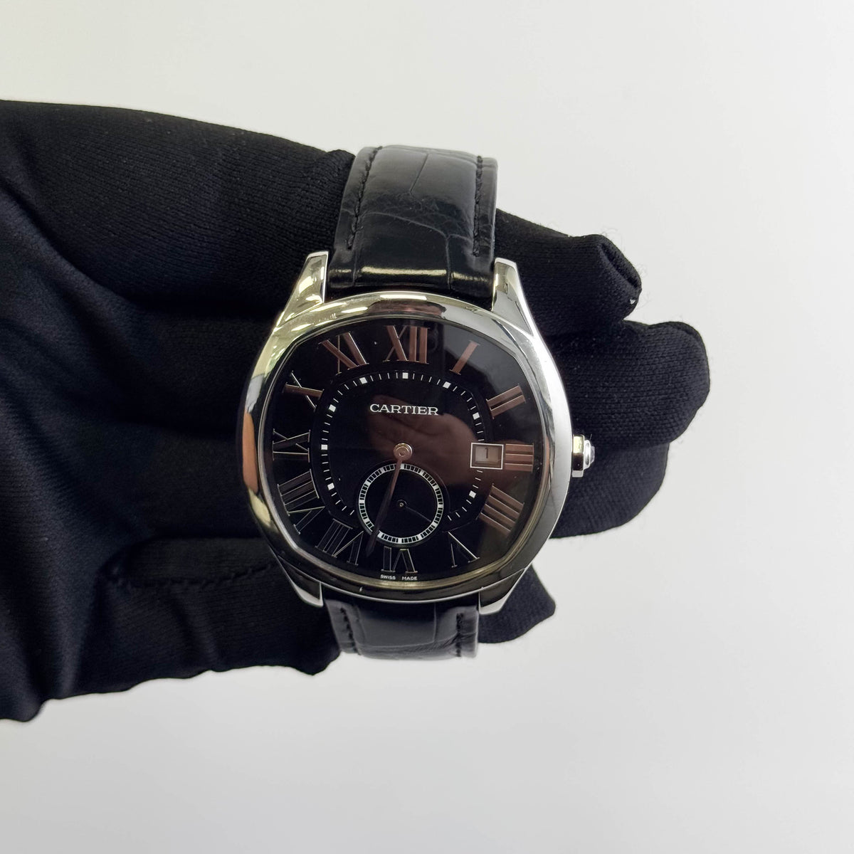 Cartier Drive 41mm Black Dial Watch Ref# WSNM0006