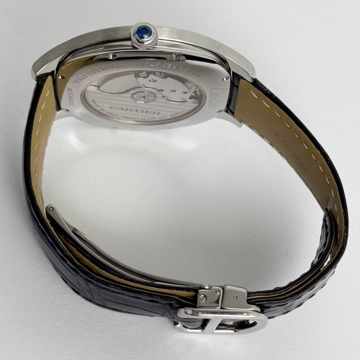 Cartier Drive 41mm Black Dial Watch Ref# WSNM0006
