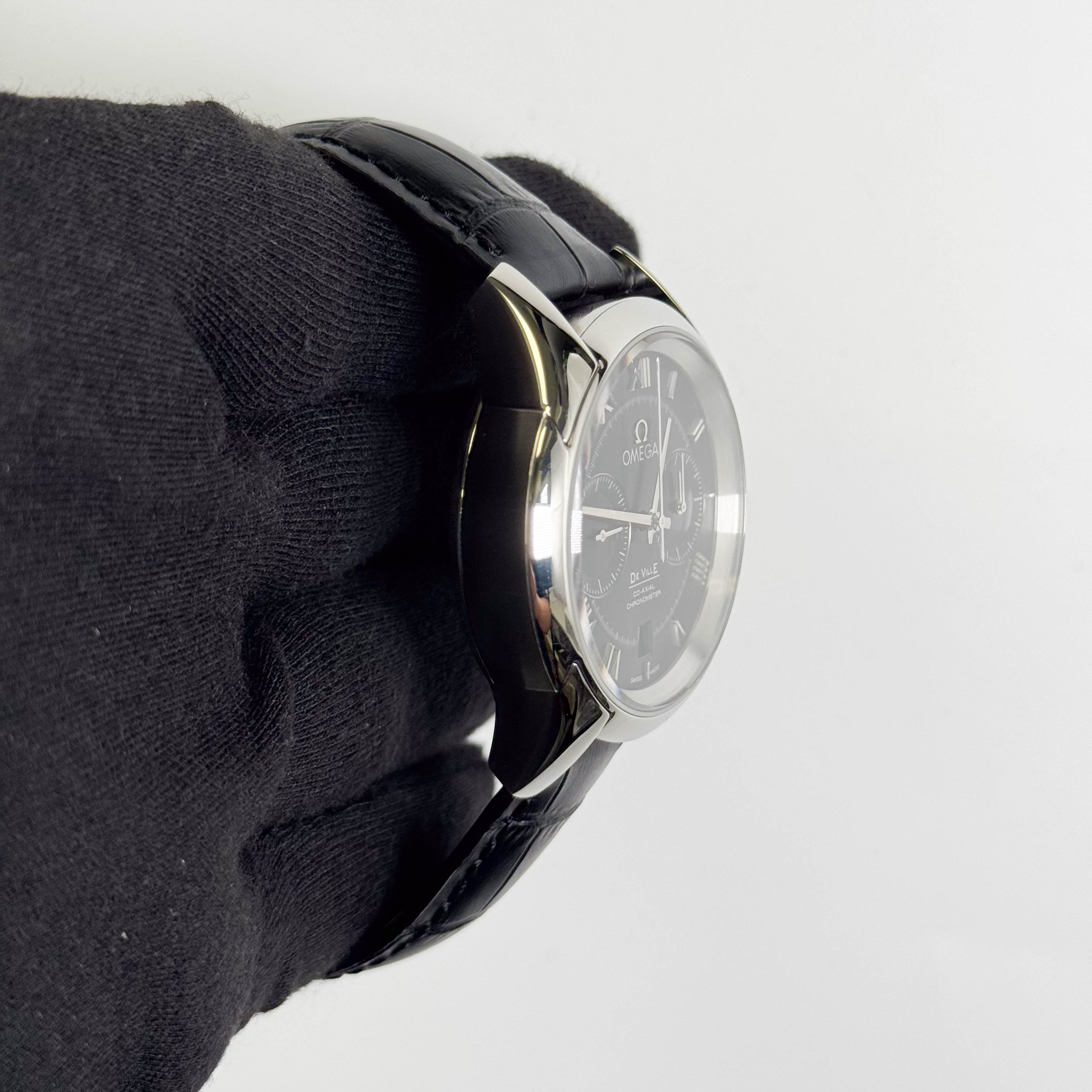 Omega De Ville 42mm Black Dial Watch Ref# 431.13.42.51.01.001