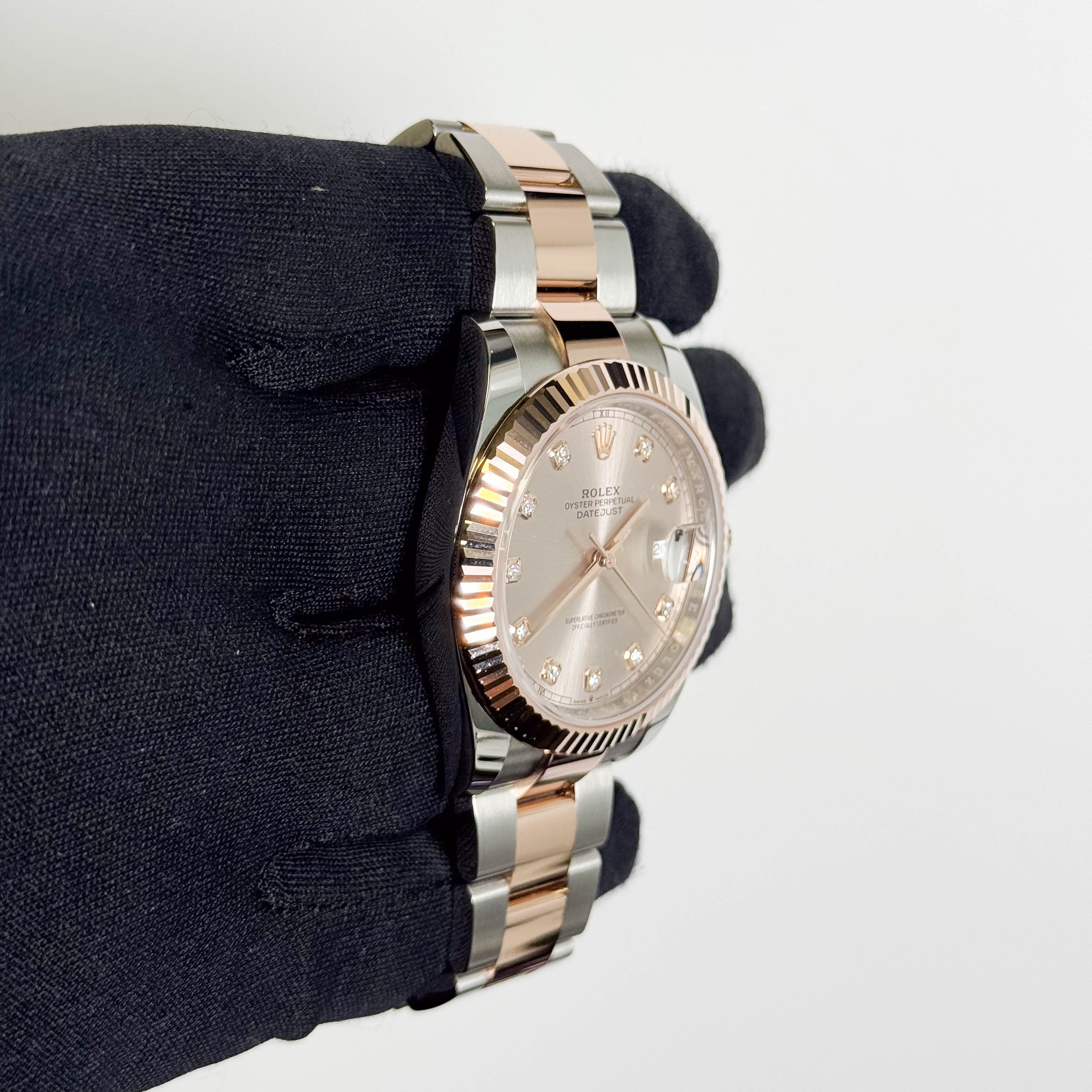 Rolex Datejust 41mm Sundust Dial Watch Ref# 126331 - Happy Jewelers Fine Jewelry Lifetime Warranty