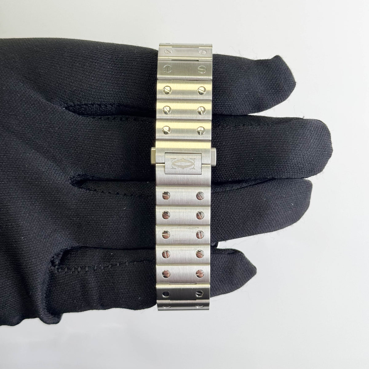Cartier Santos De Cartier 35x42mm Green Dial Watch Ref# WSSA0061