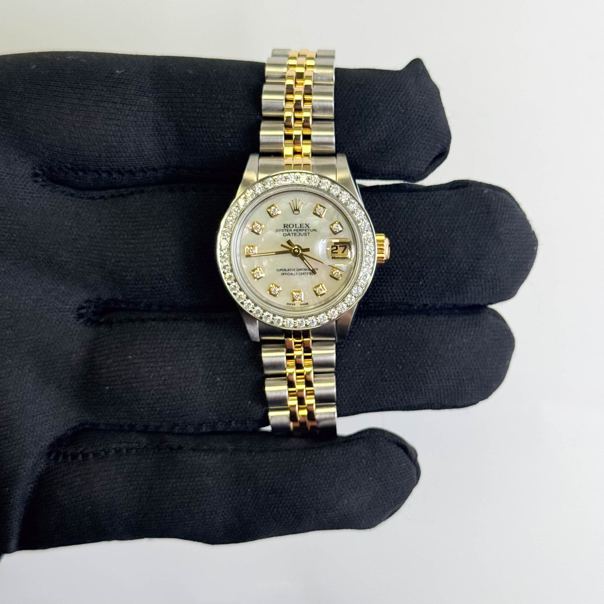 Rolex Datejust 26mm MOP Dial Watch Ref# 69173 - Happy Jewelers Fine Jewelry Lifetime Warranty