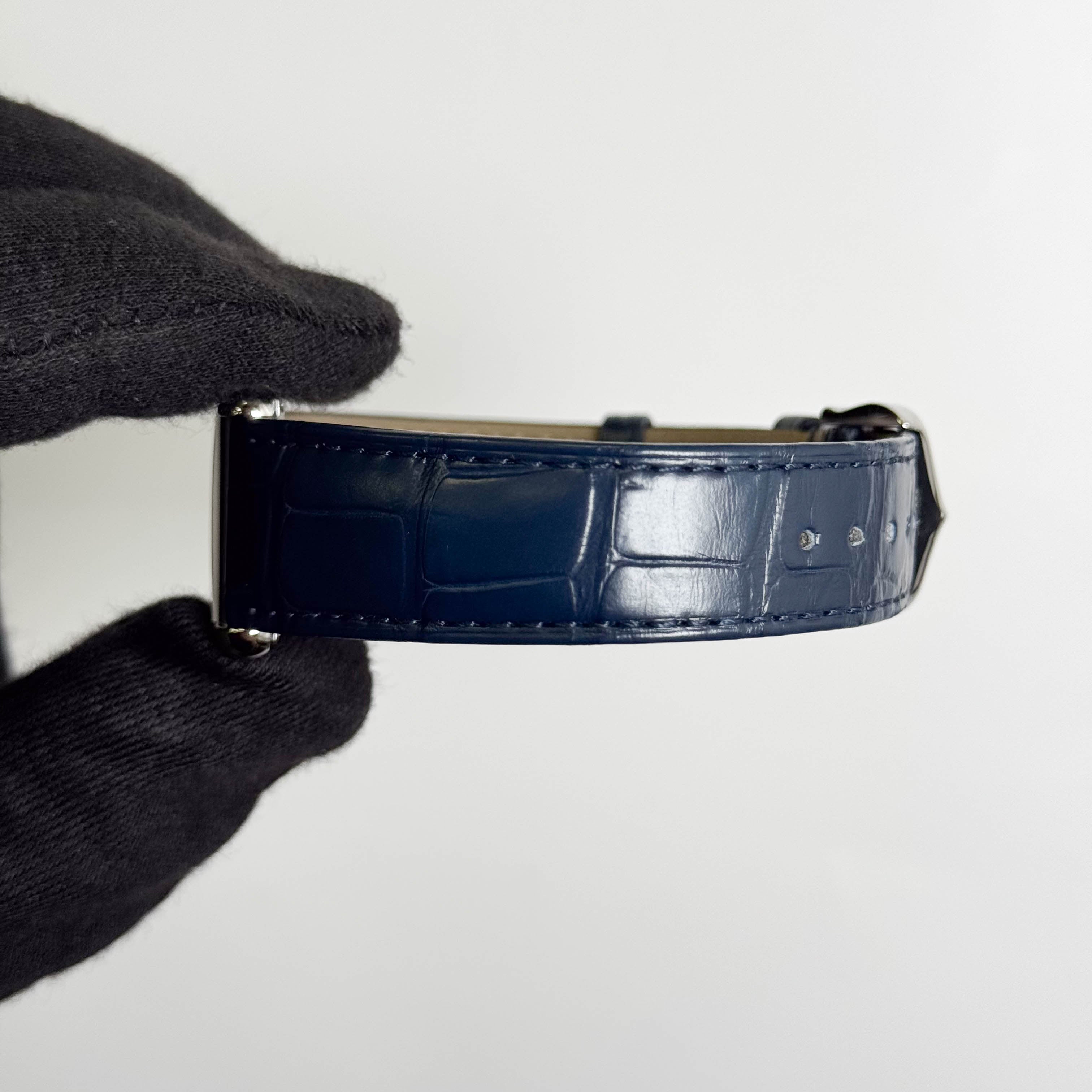 Cartier Tank Must 25.5mm Blue Dial Watch Ref# WSTA0055