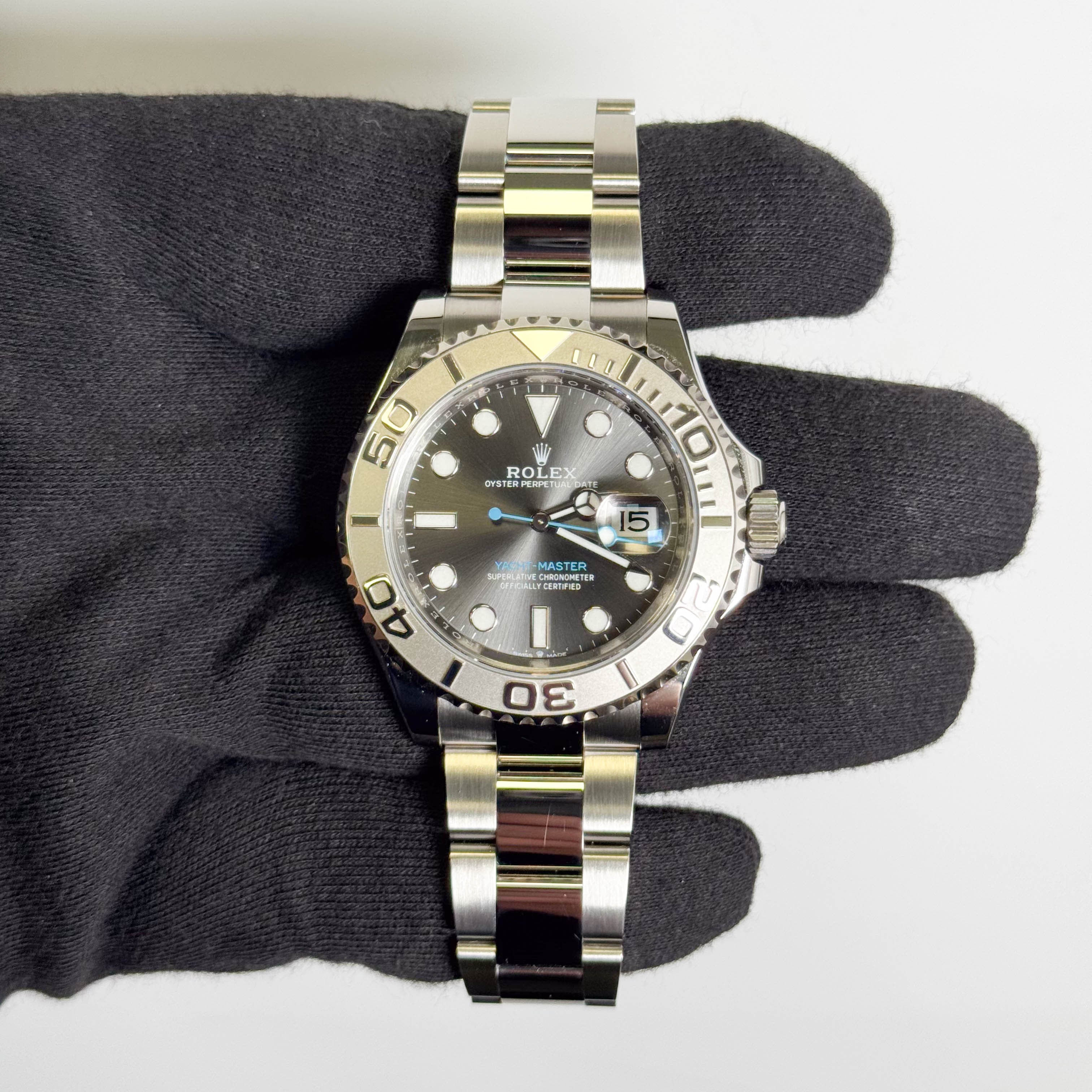 Rolex Yacht-Master 40mm Rhodium Dial Watch Ref# 126622