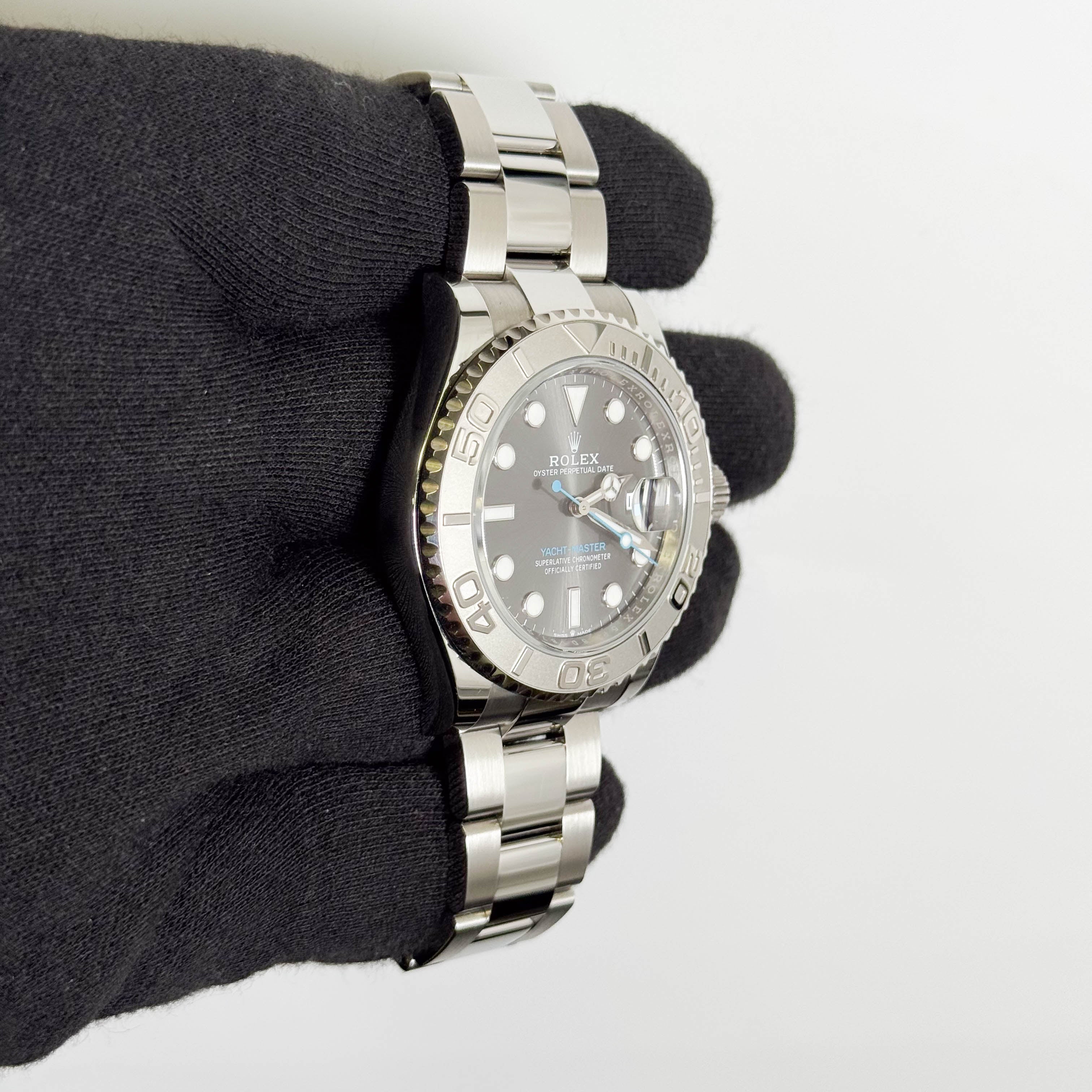 Rolex Yacht-Master 40mm Rhodium Dial Watch Ref# 126622