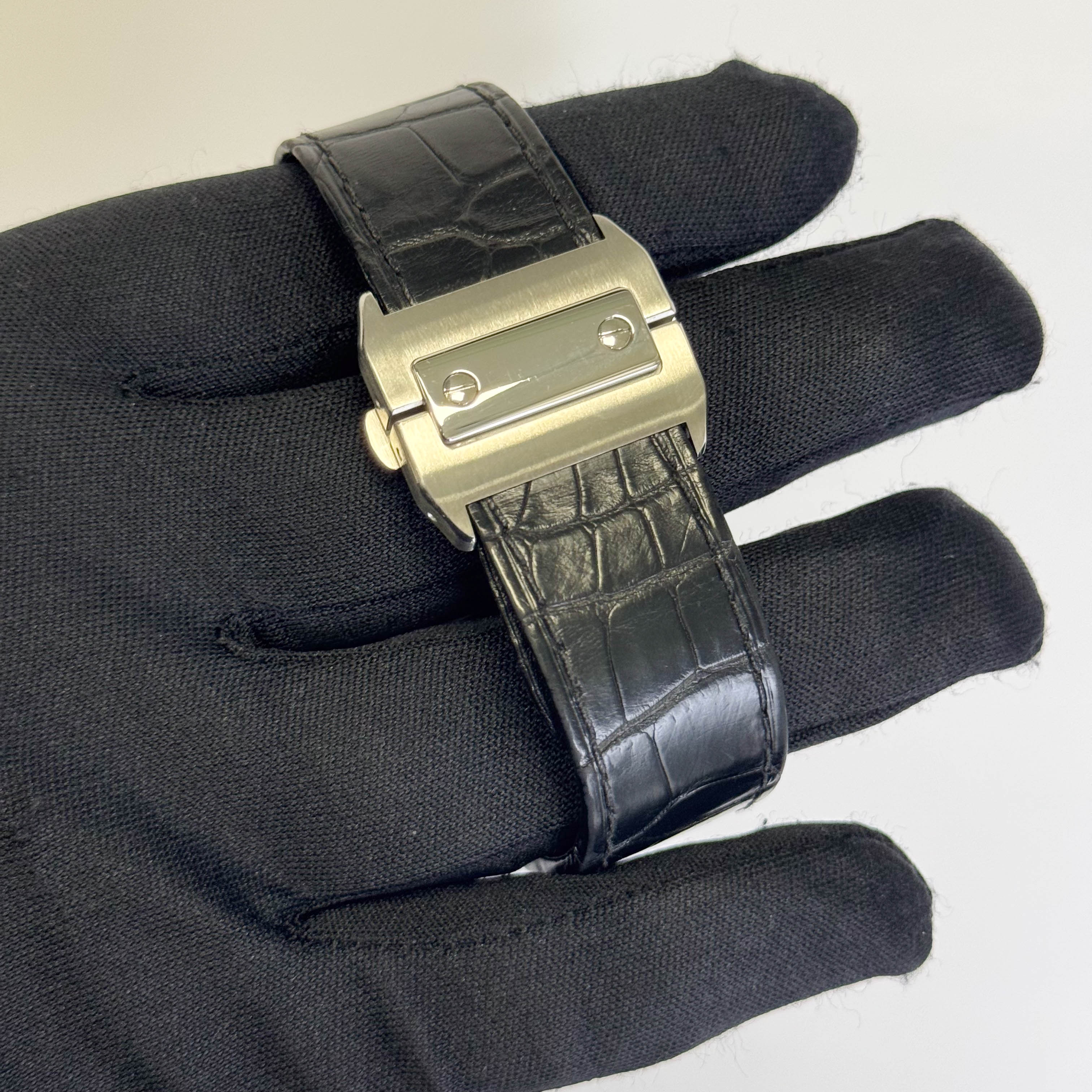 Cartier Santos 100 XL 41mm White Dial Watch Ref# 2656