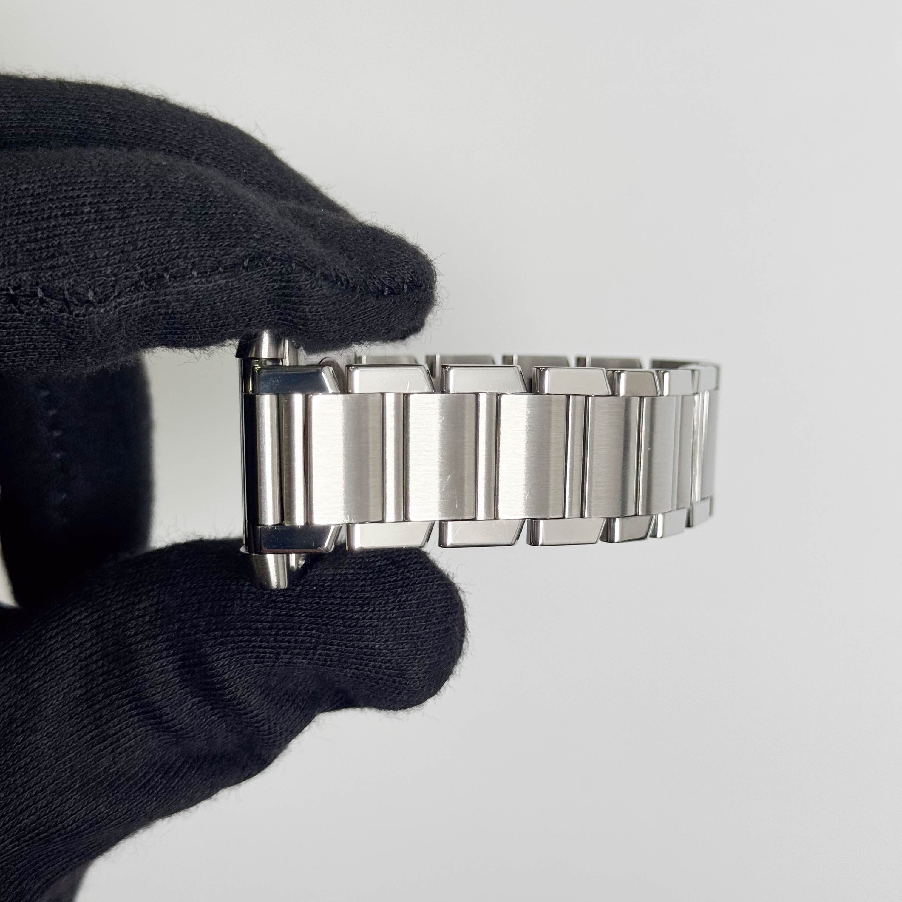Cartier Tank Française 28mm White Dial Watch Ref# W51002Q3