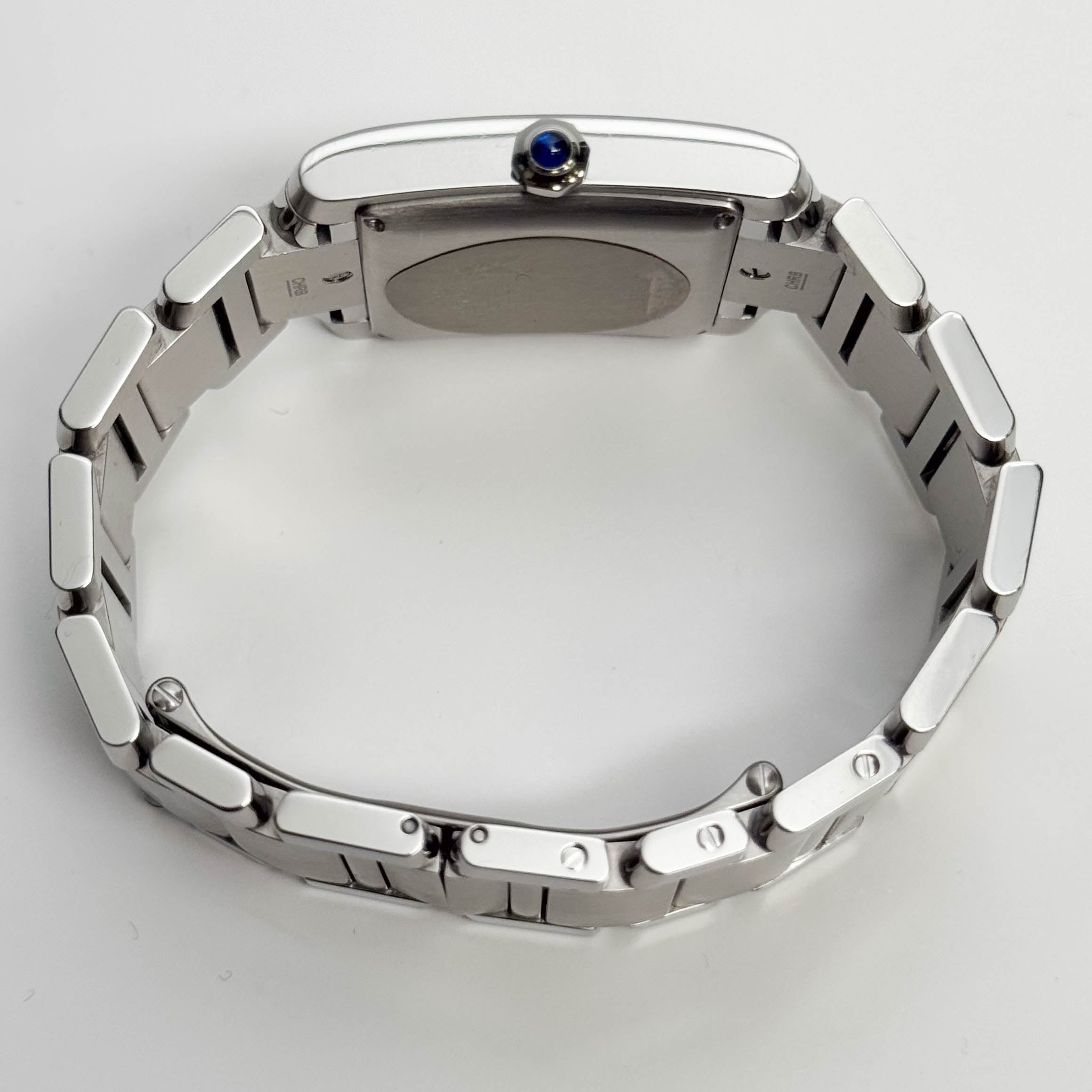 Cartier Tank Française 28mm White Dial Watch Ref# W51002Q3