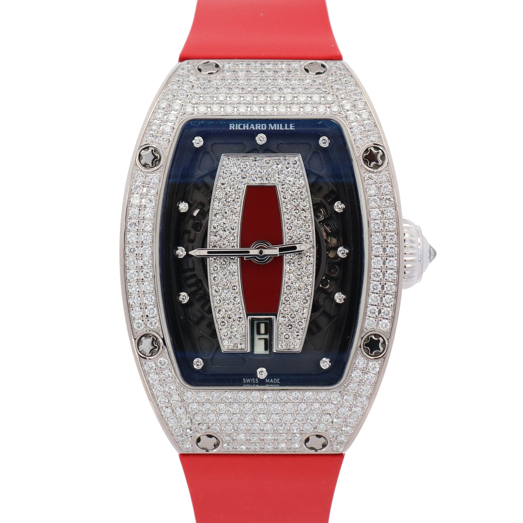 Richard Mille RM007 31mm x 45mm Factory Diamond Dial Watch Ref# RM007 - Happy Jewelers Fine Jewelry Lifetime Warranty