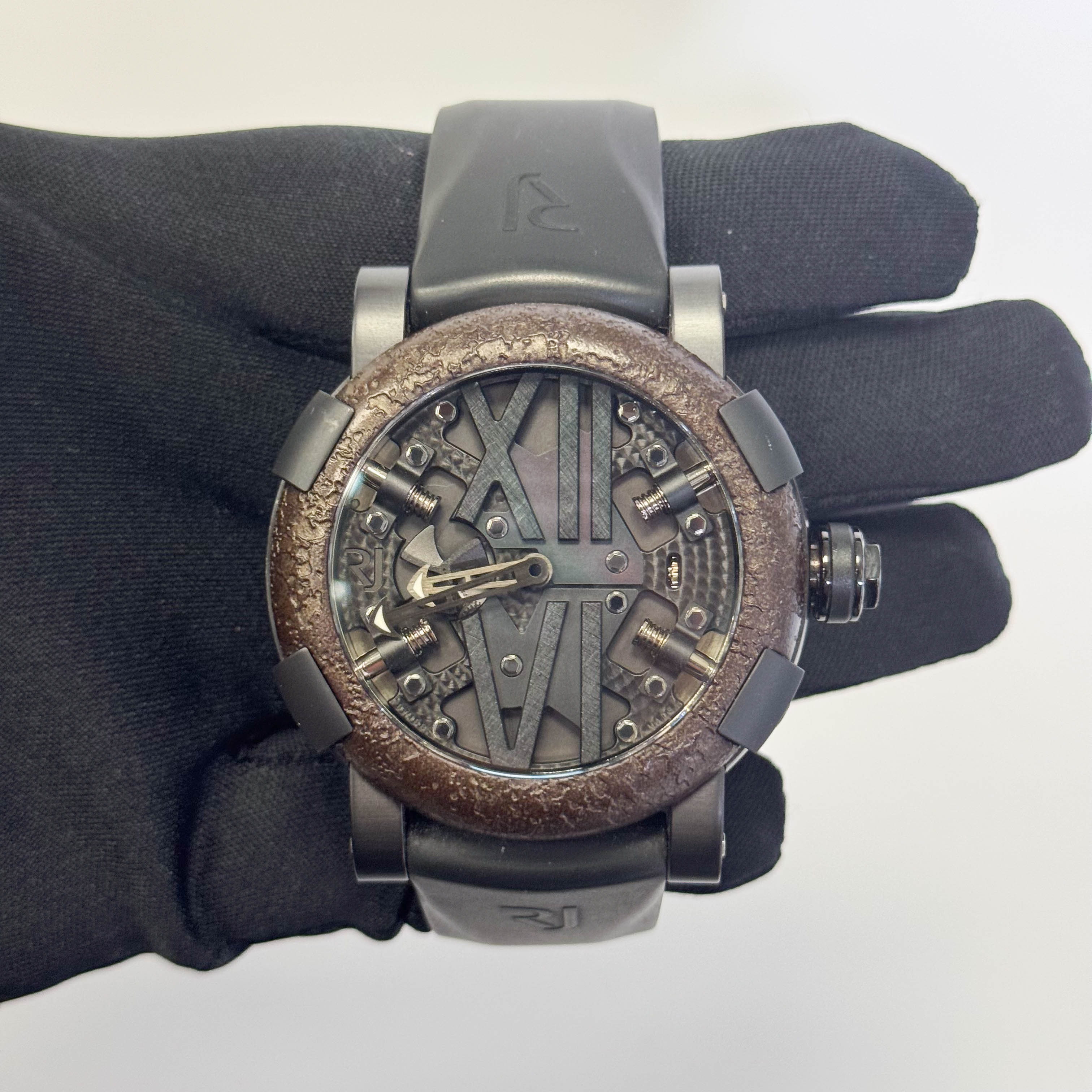 Romain Jerome Titanic-DNA Steampunk 50mm Black Textured Dial Ref# RJ.T.AU.SP.002.01