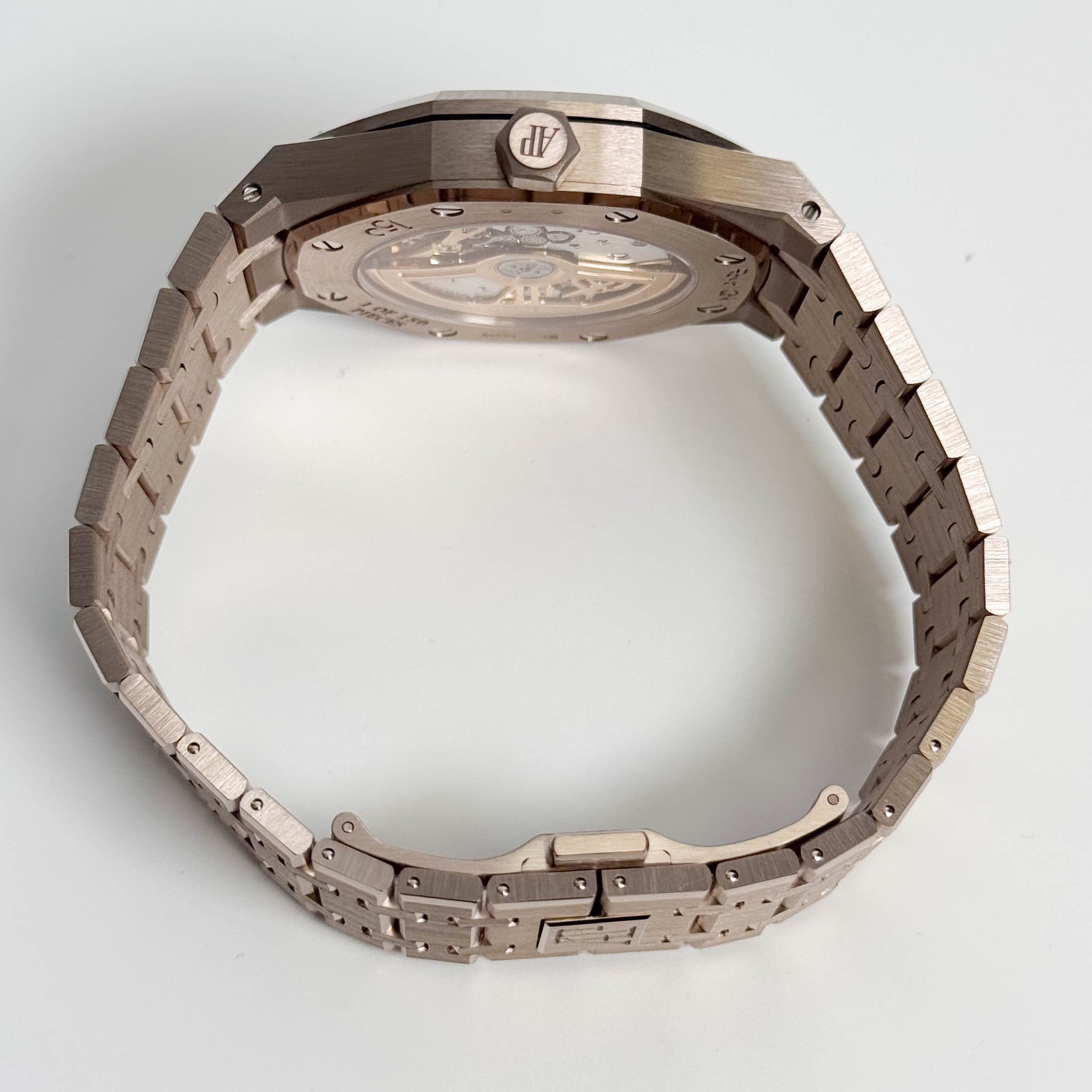 Audemars Piguet Royal Oak Perpetual Calendar 41mm Sand Gold Dial Watch Ref# 26674SG.OO.1320SG.01 - Happy Jewelers Fine Jewelry Lifetime Warranty