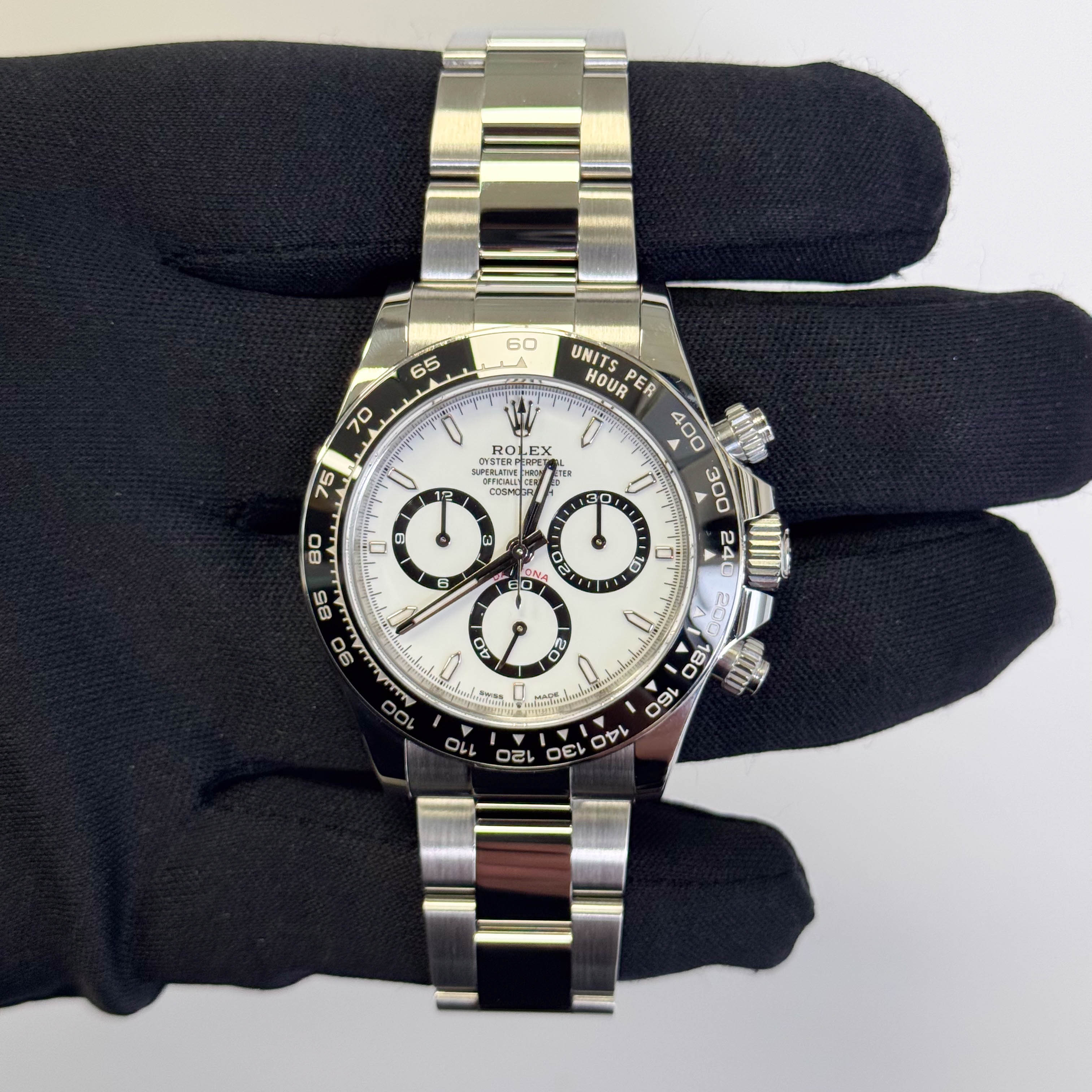 Rolex Daytona 40mm White Dial Watch Ref# 126500LN - Happy Jewelers Fine Jewelry Lifetime Warranty