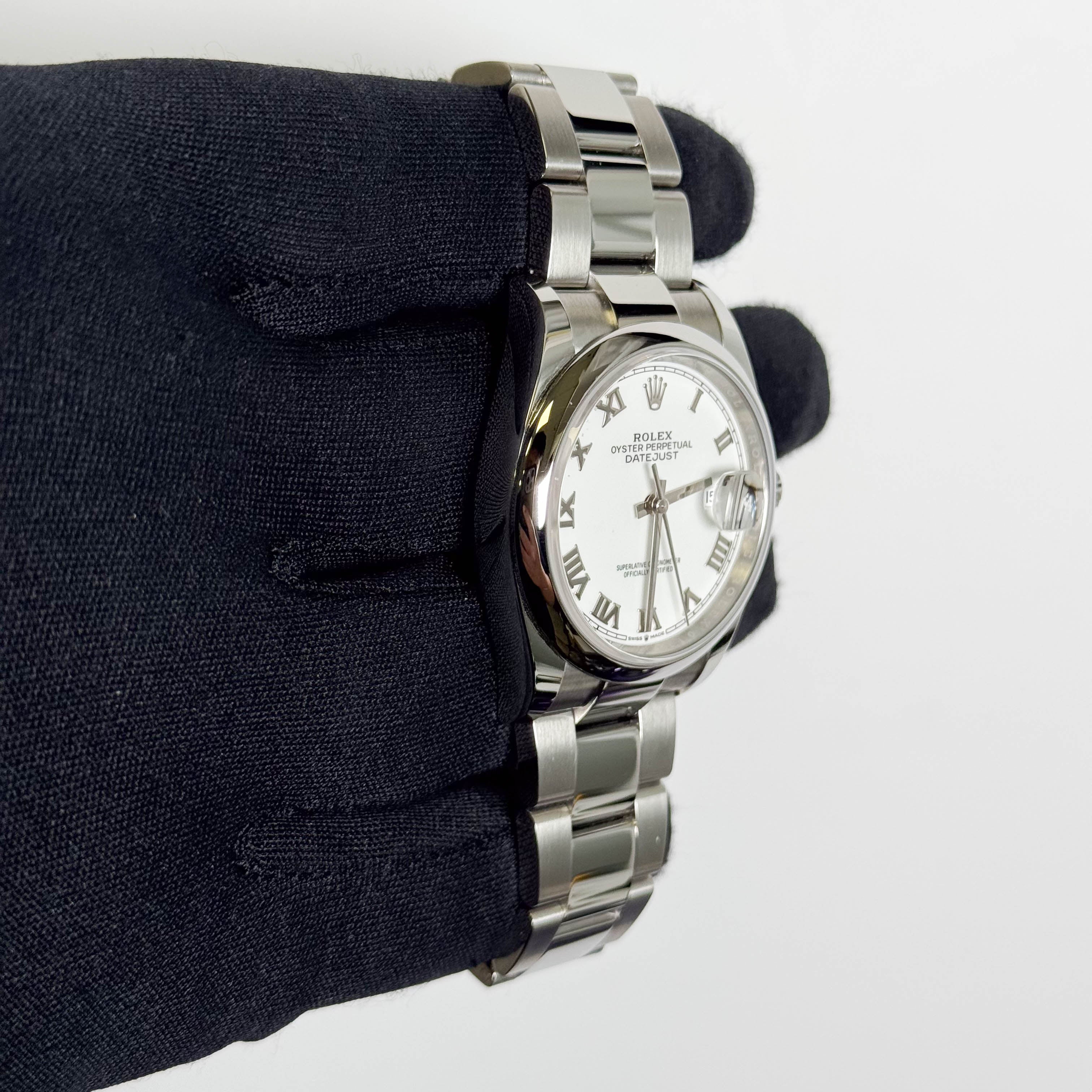 Rolex Datejust 36mm White Dial Watch Ref# 126200