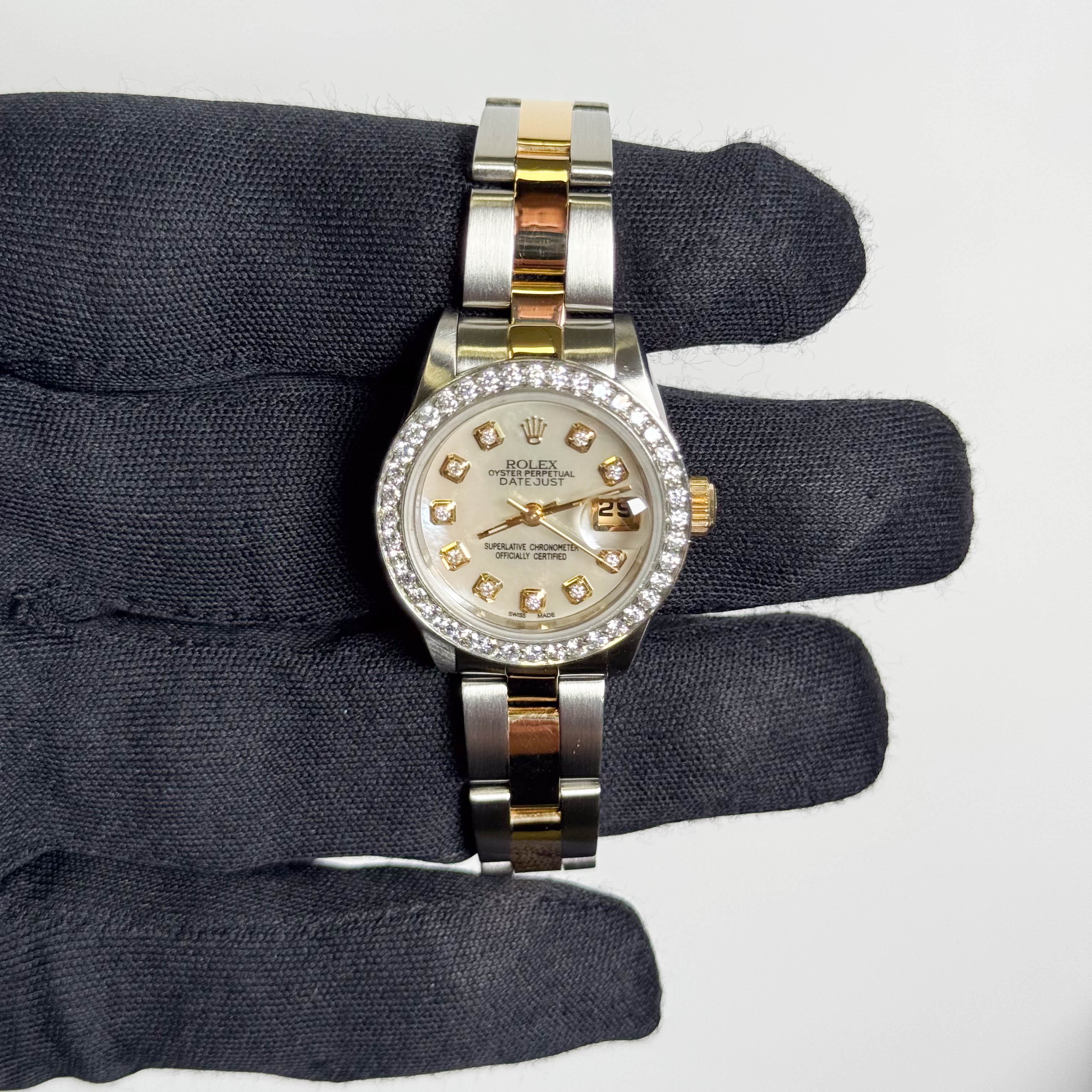 Rolex Datejust 26mm MOP Dial Watch Ref# 79163 - Happy Jewelers Fine Jewelry Lifetime Warranty