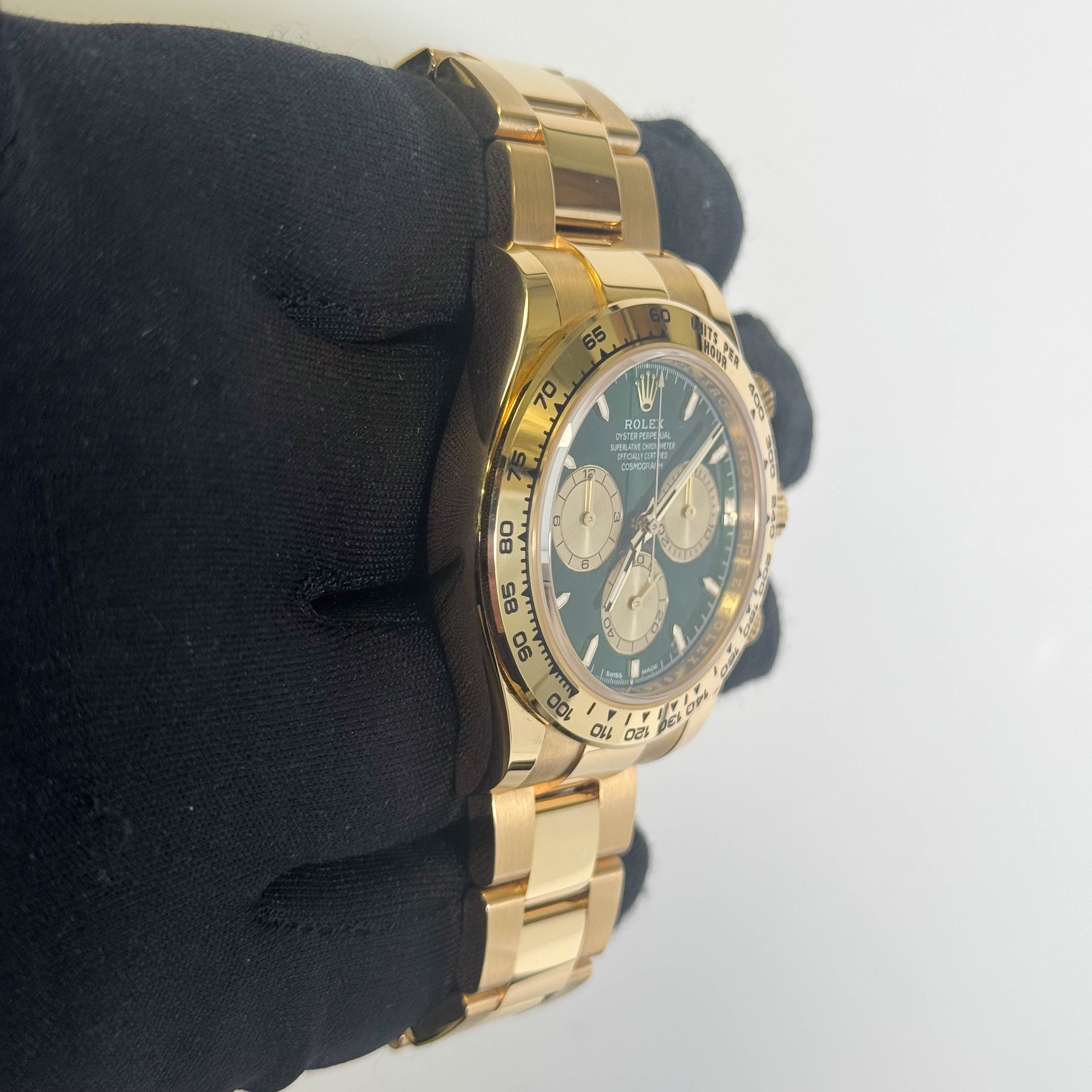 Rolex Daytona 40mm Green Chronograph Dial Watch Ref# 126508 - Happy Jewelers Fine Jewelry Lifetime Warranty
