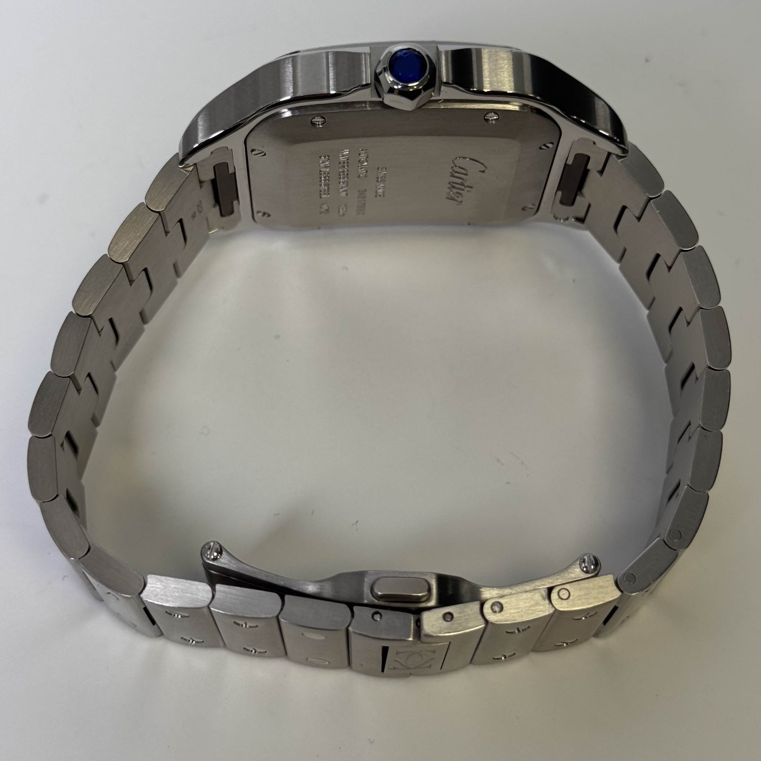 Cartier Santos 40mm White Dial Watch Ref# WSSA0018 - Happy Jewelers Fine Jewelry Lifetime Warranty