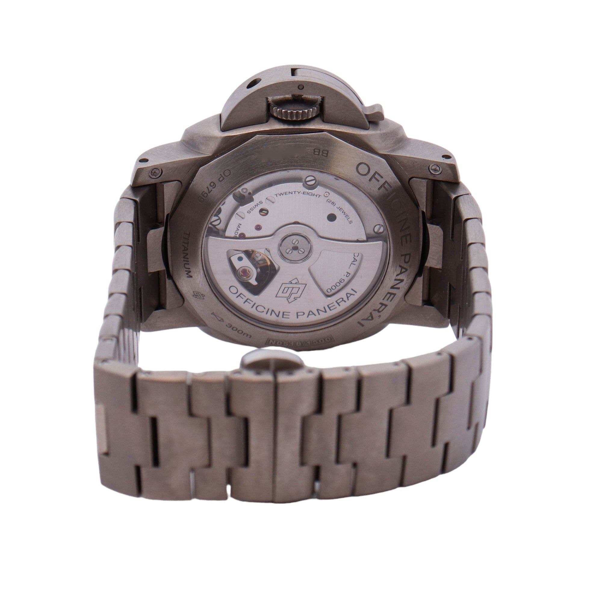 Panerai Luminor Marina Titanium 44mm Brown Roman & Stick Dial Watch Reference# PAM00352 - Happy Jewelers Fine Jewelry Lifetime Warranty