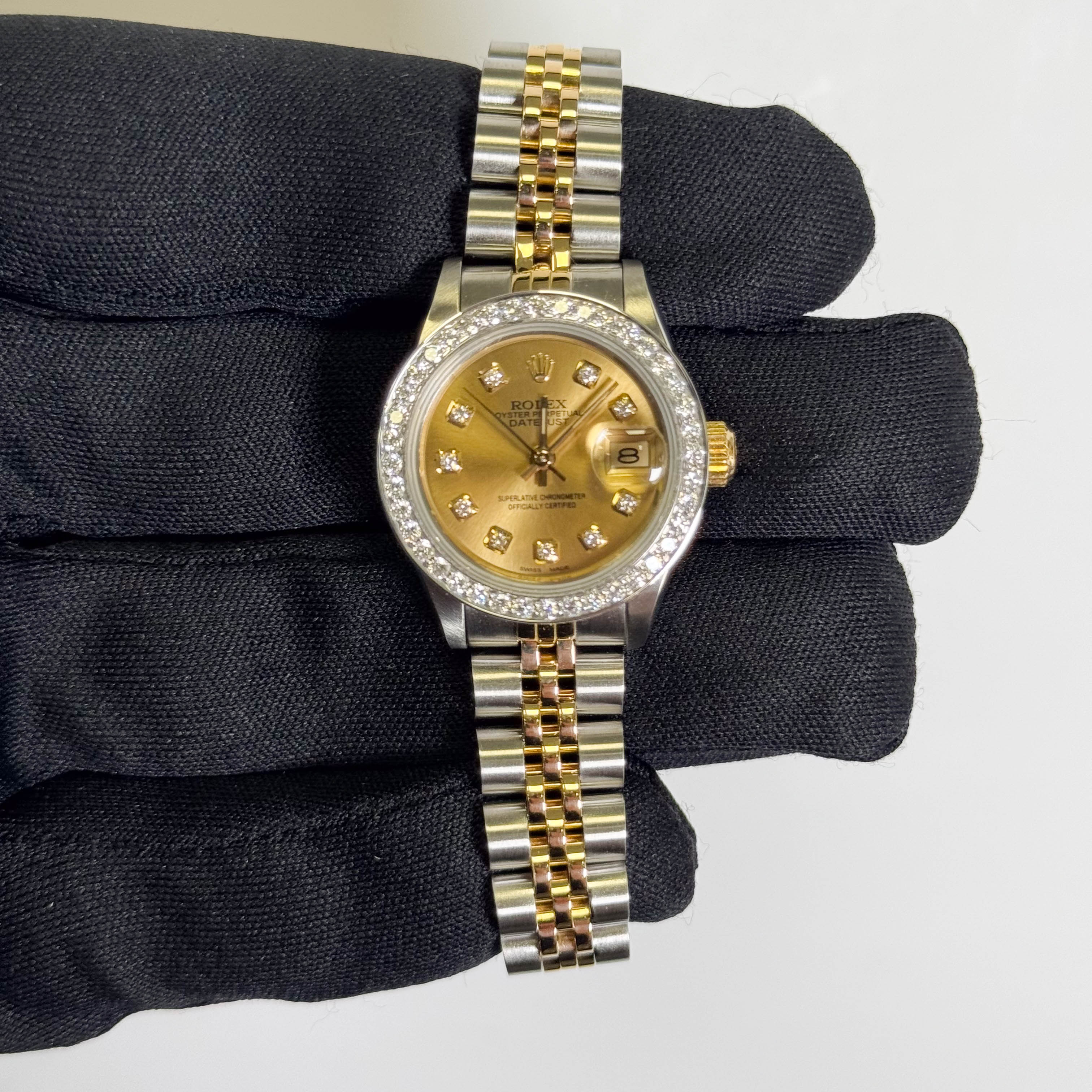 Rolex Datejust 26mm Champagne Dial Watch Ref# 69173 - Happy Jewelers Fine Jewelry Lifetime Warranty
