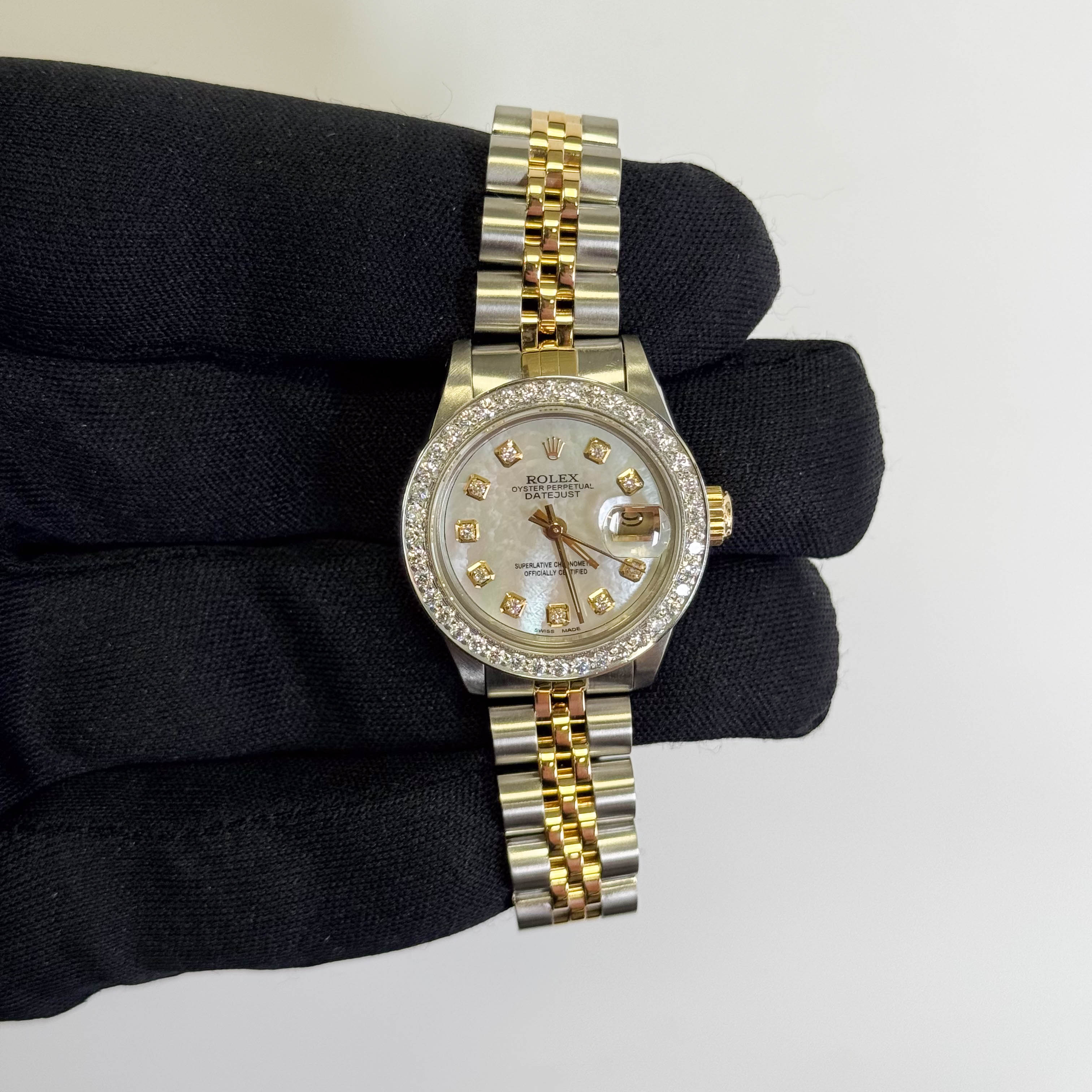 Rolex Datejust 26mm MOP Dial Watch Ref# 69173