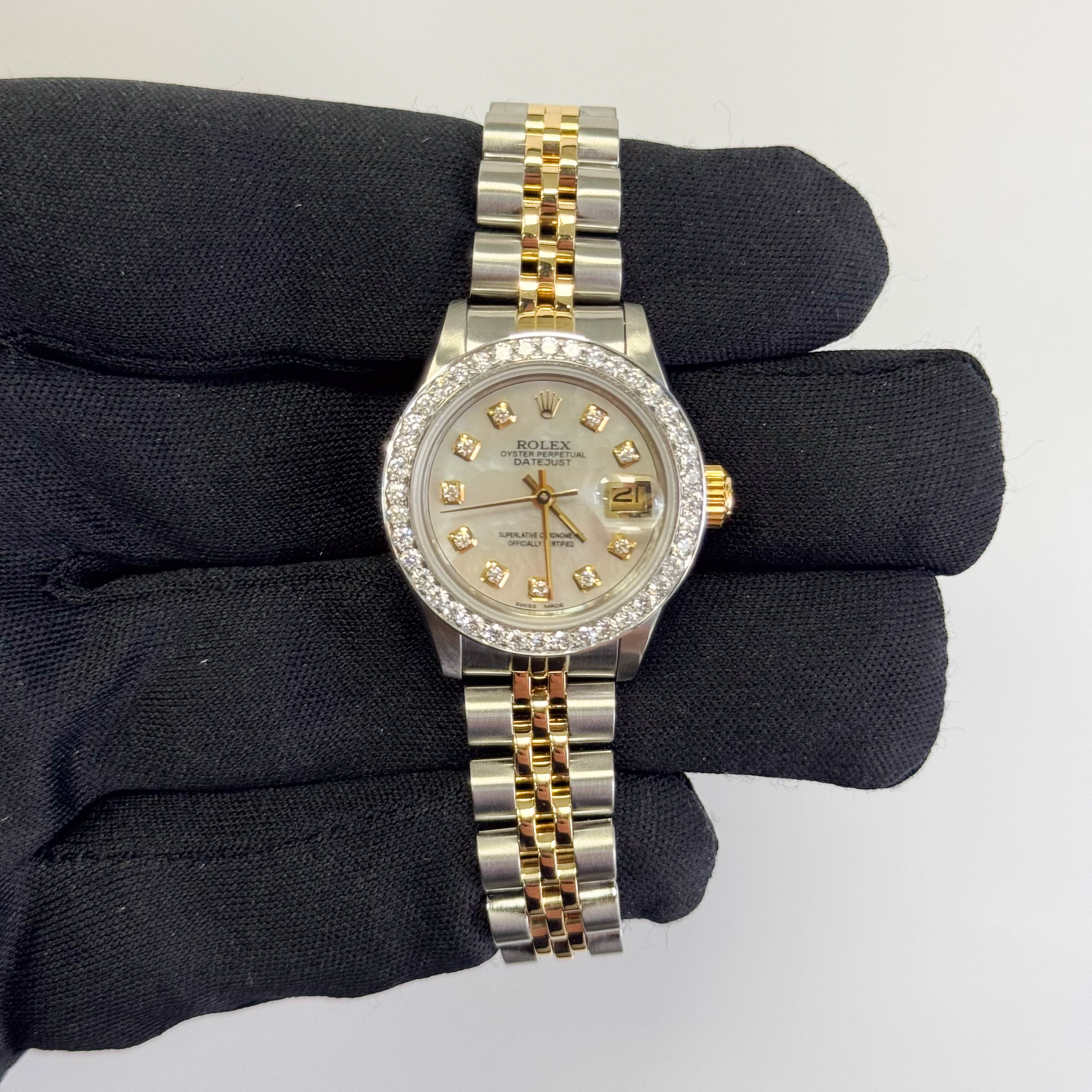 Rolex Datejust 26mm MOP Dial Watch Ref# 69173