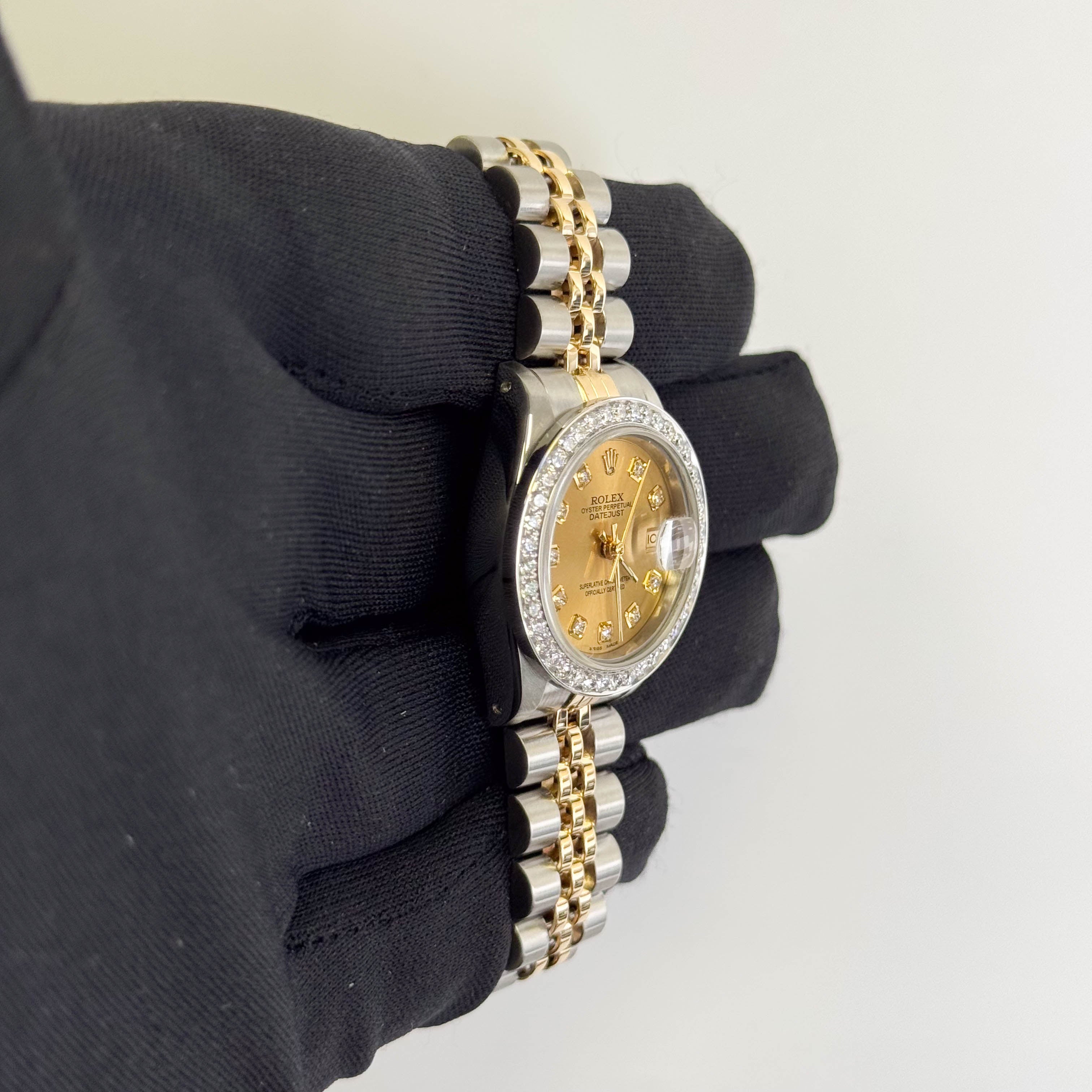 Rolex Datejust 26mm Champagne Dial Watch Ref# 69173 - Happy Jewelers Fine Jewelry Lifetime Warranty